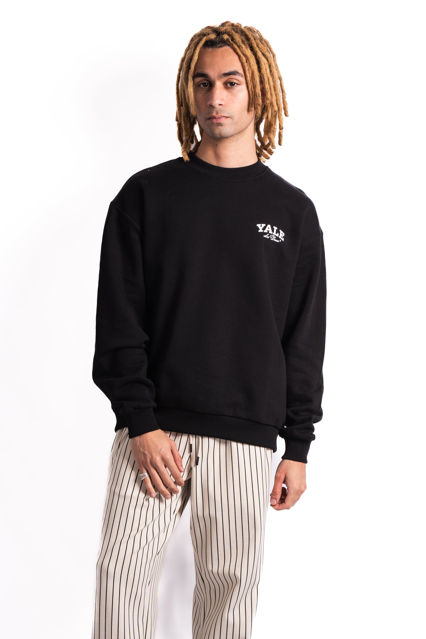 Les Deux x Yale Bulldog Sweatshirt Black