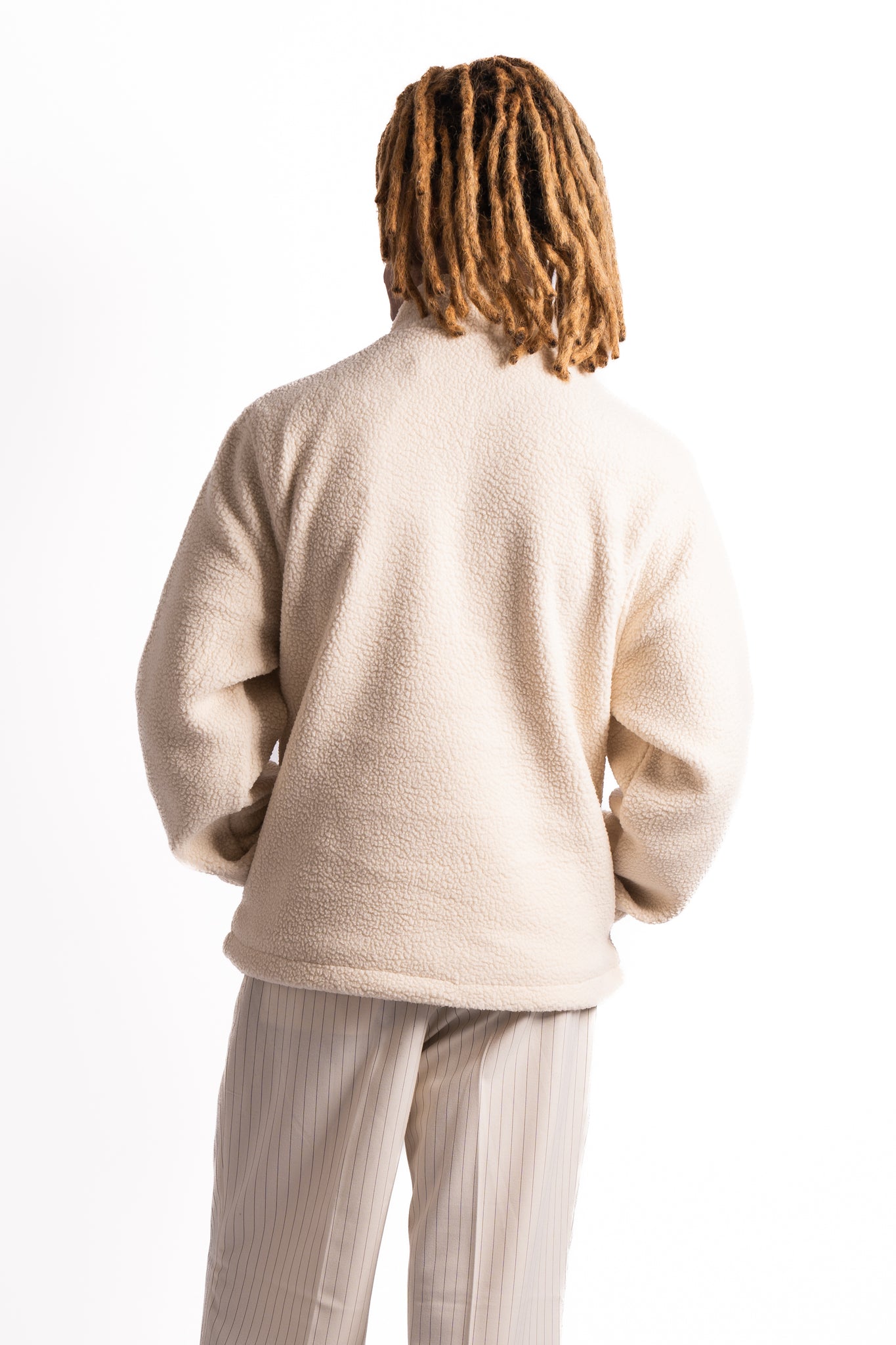 Les Deux x Yale Half-Zip Fleece Ivory