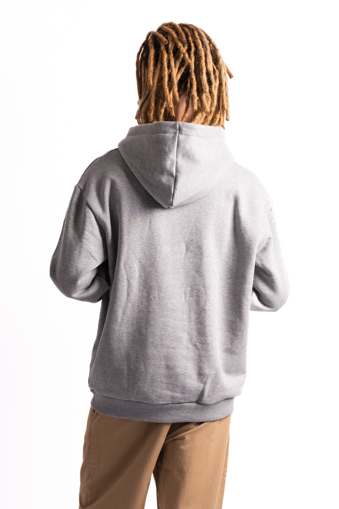 Les Deux x Yale Logo Hoodie Light Grey