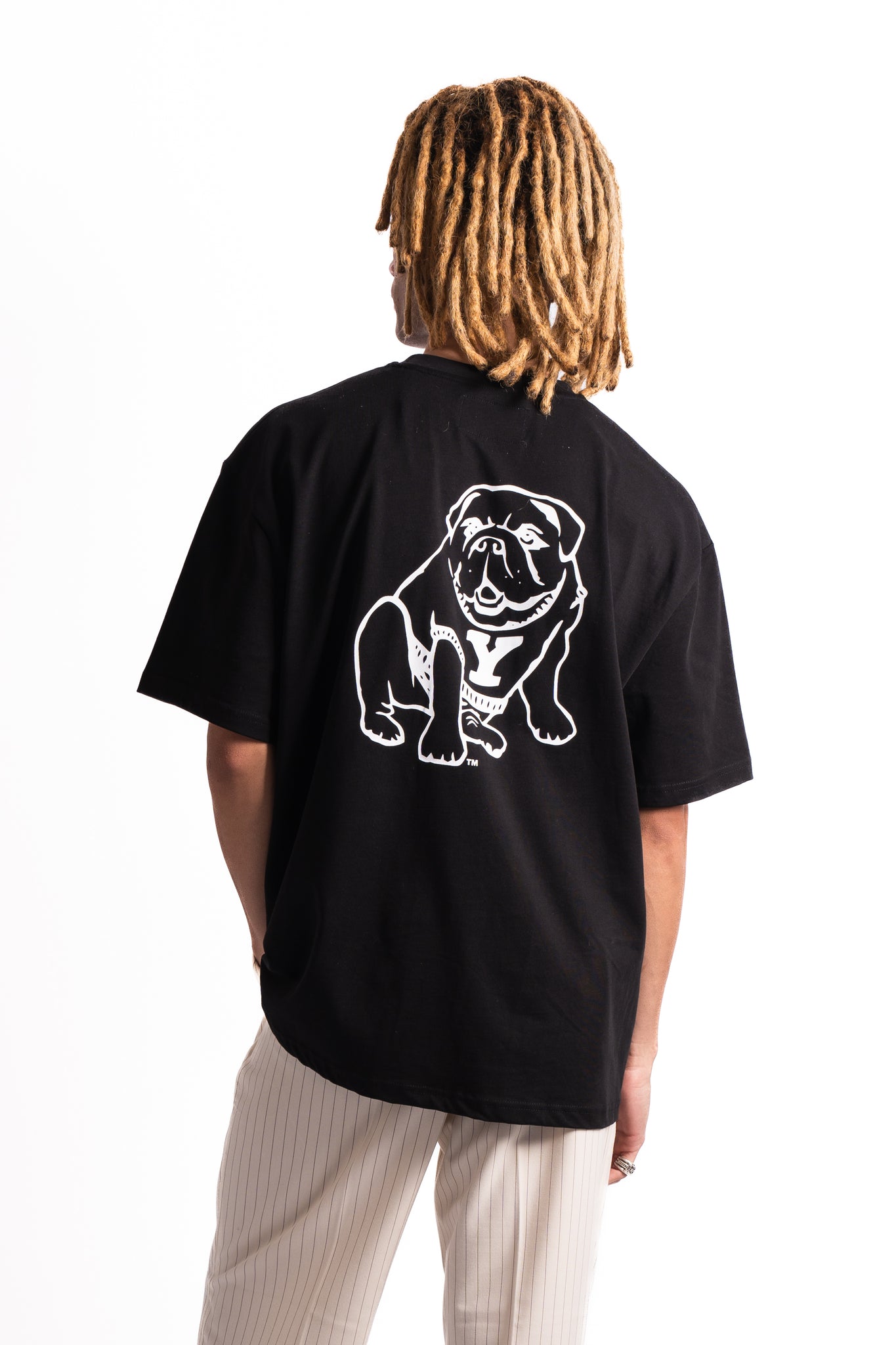 Les Deux x Yale Bulldog Tee Black