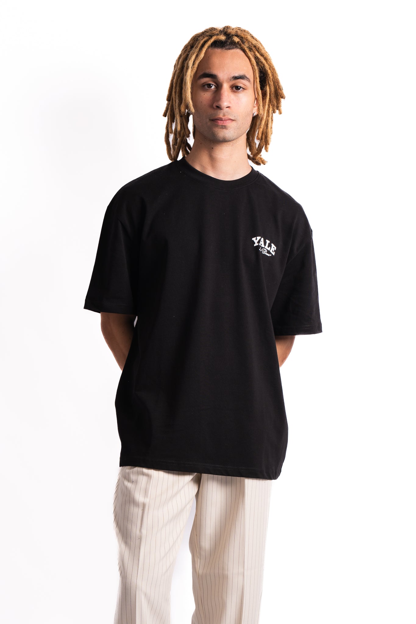 Les Deux x Yale Bulldog Tee Black