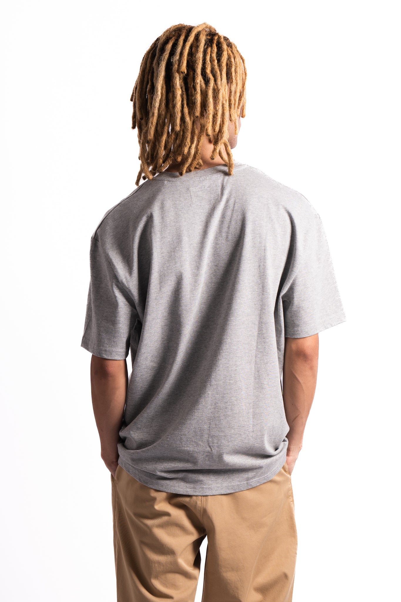 Les Deux x Yale Logo Tee Light Grey