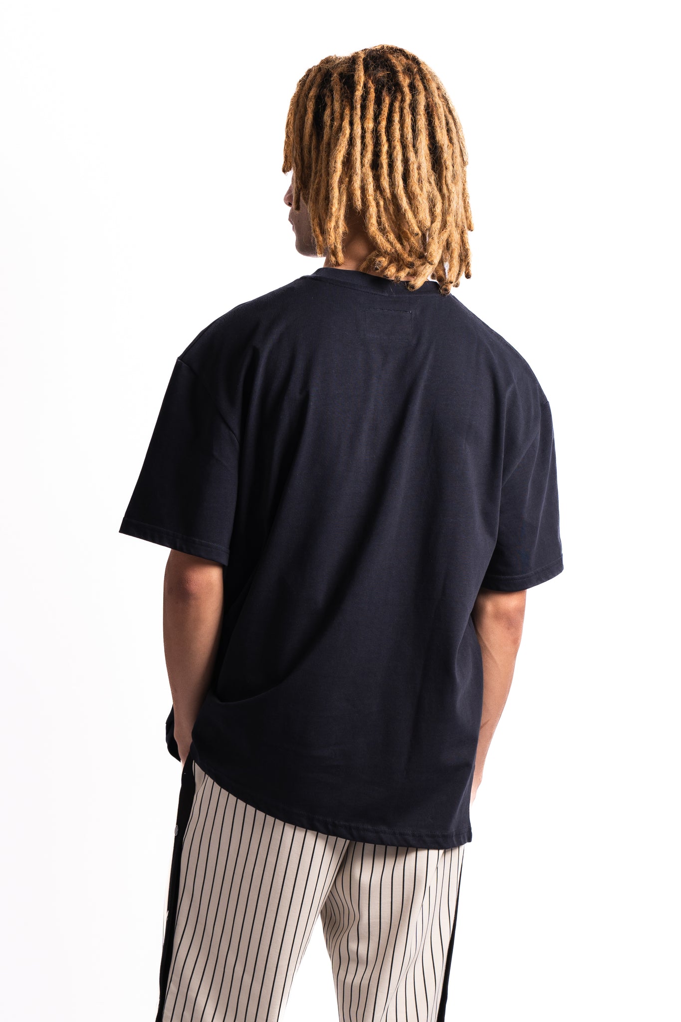 Les Deux x Yale Logo Tee Dark Navy