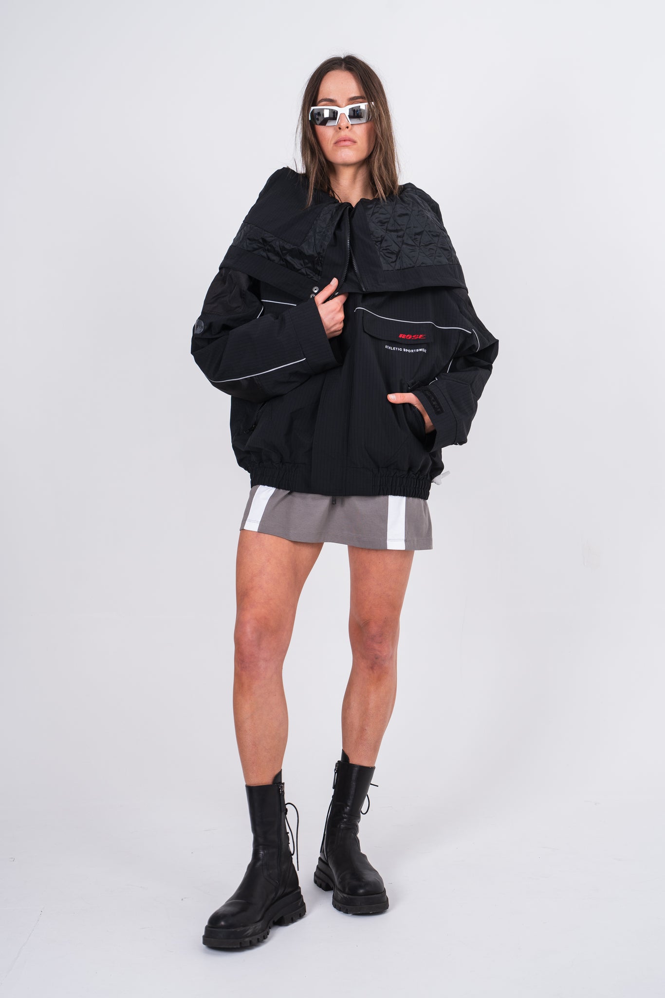 Martine Rose Reverse Sports Jacket Black