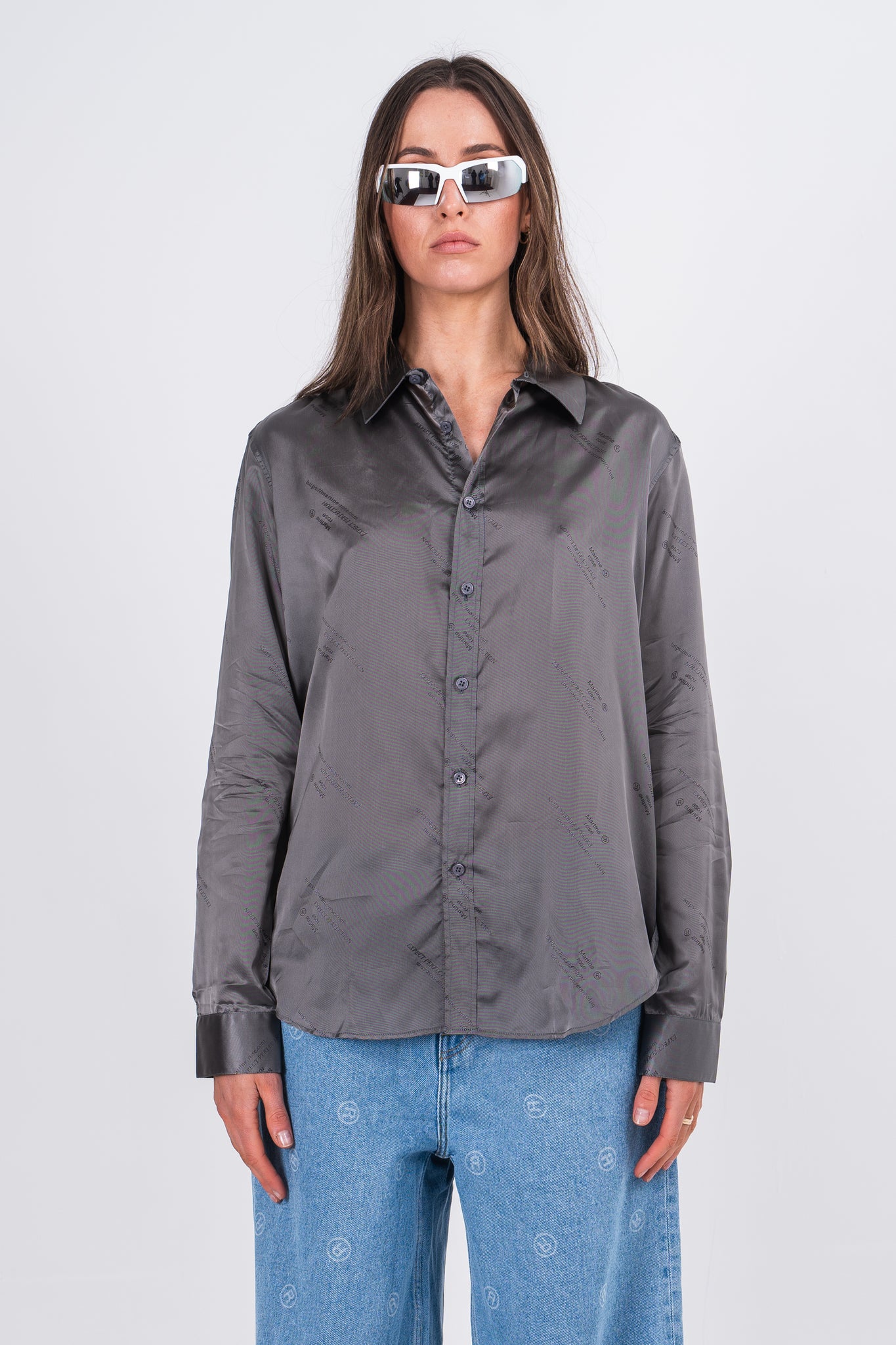 Martine Rose Classic Shirt Silver