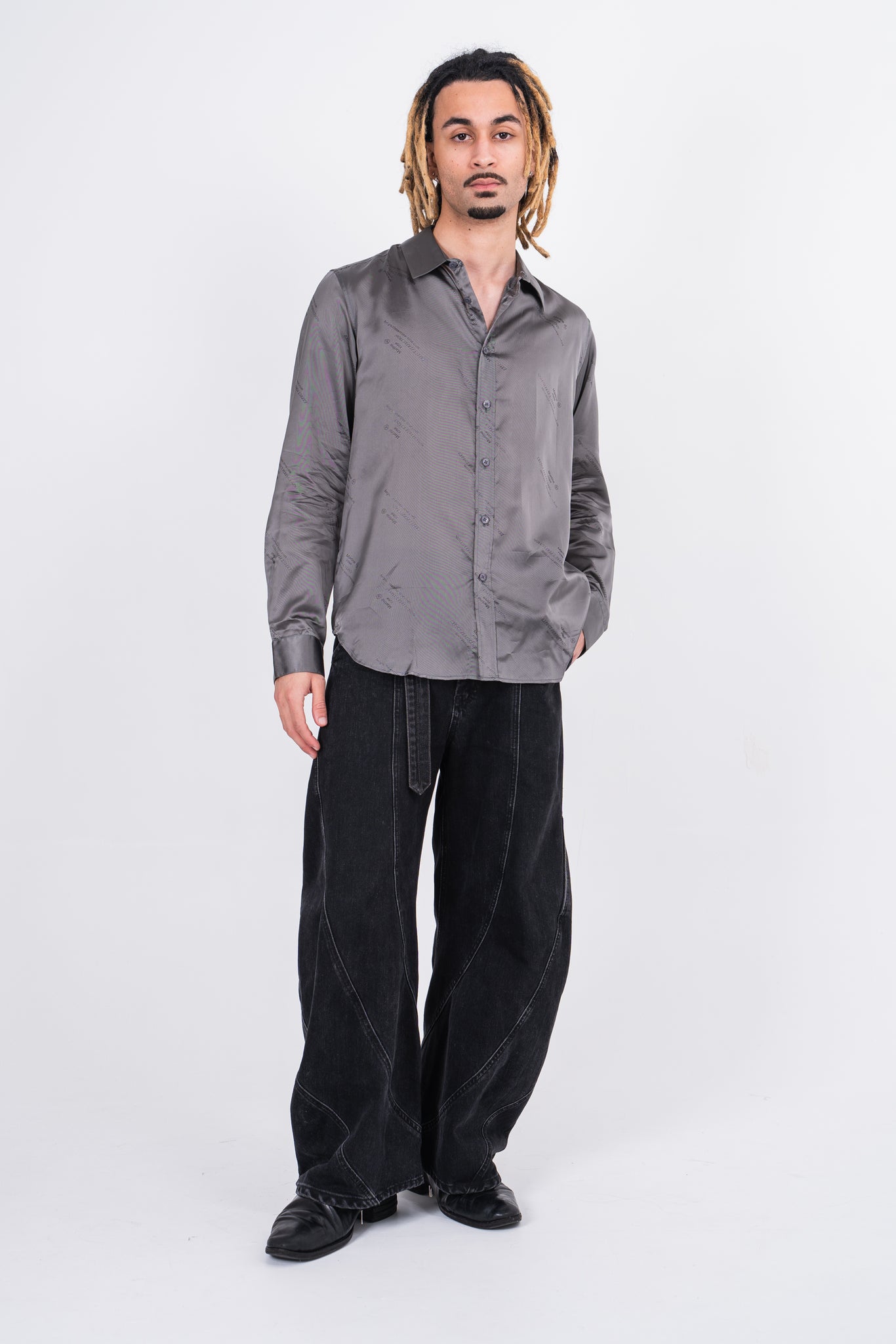 Martine Rose Classic Shirt Silver