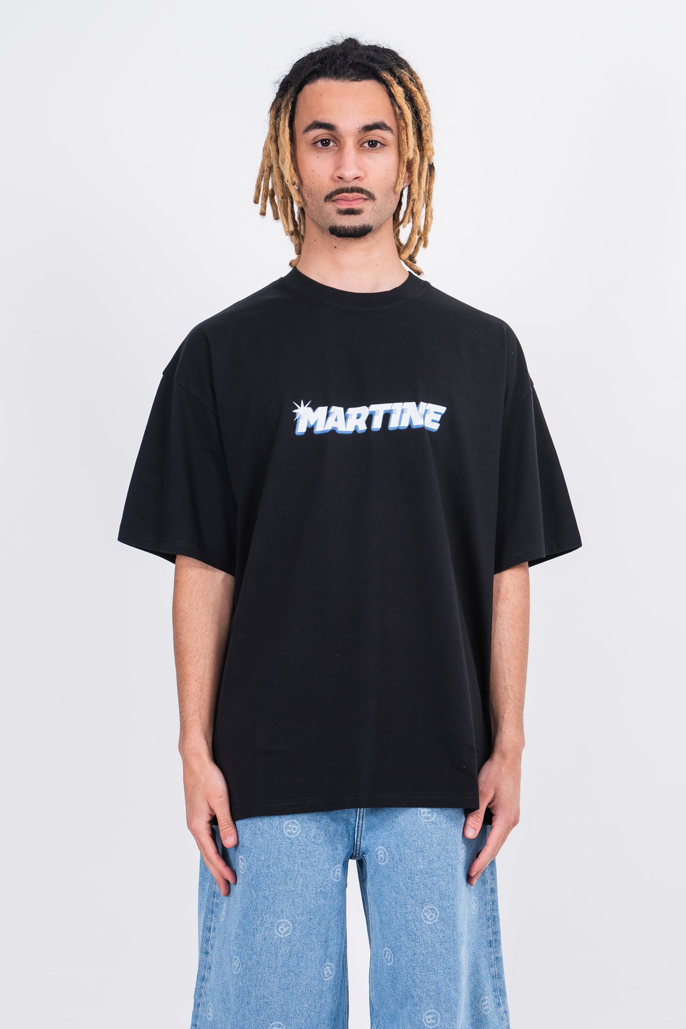 Martine Rose Oversized S/S Telly Tee Black