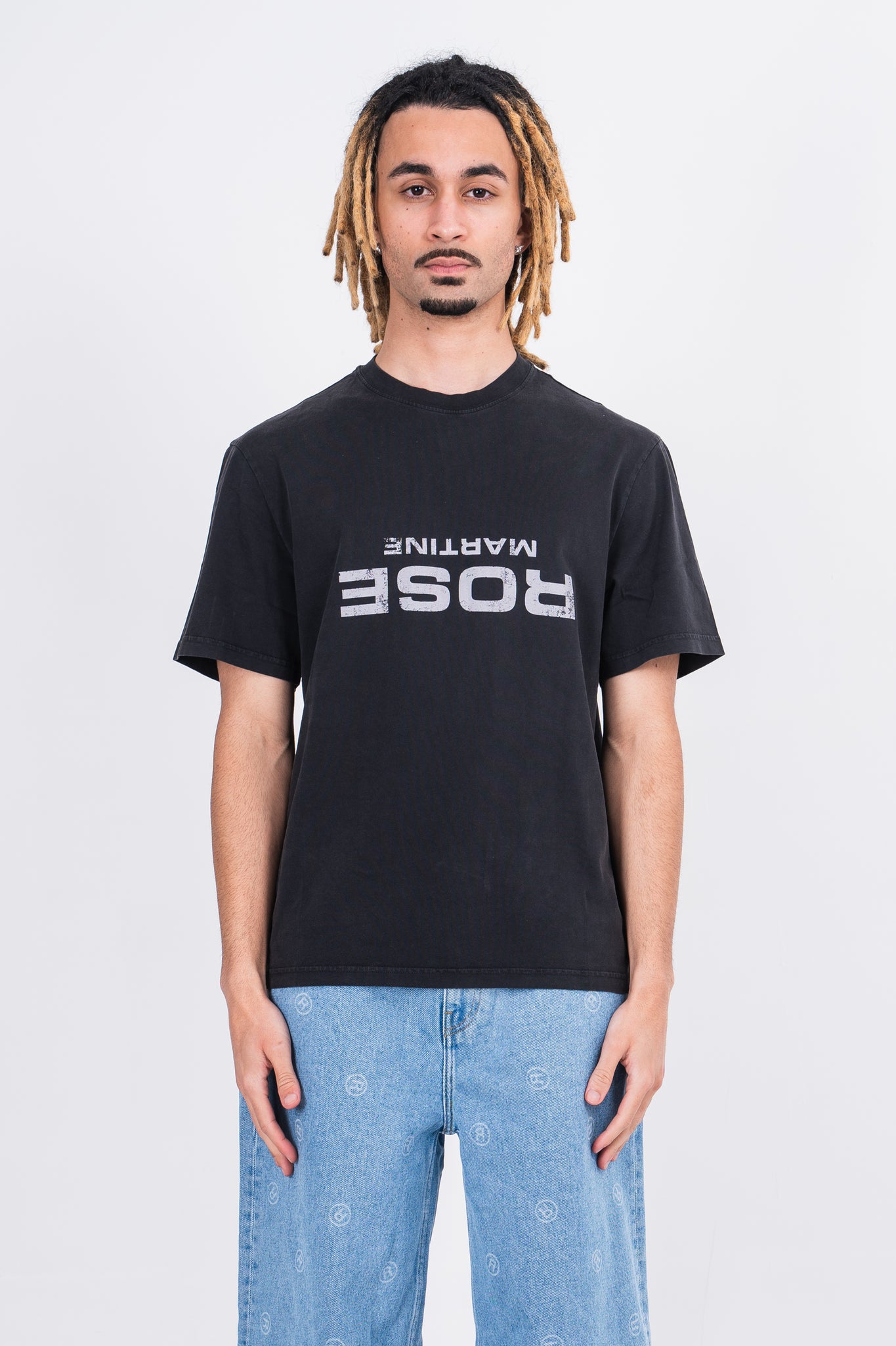 Martine Rose Classic Tee Washed Rose Black