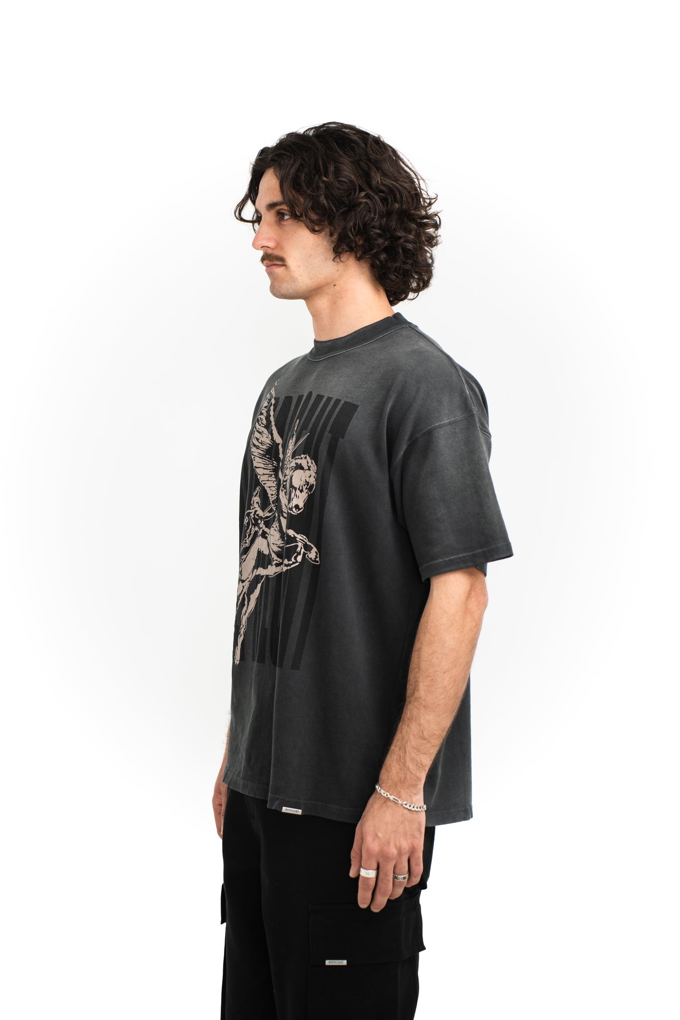 Represent Spirits Mascot Tee Aged Black