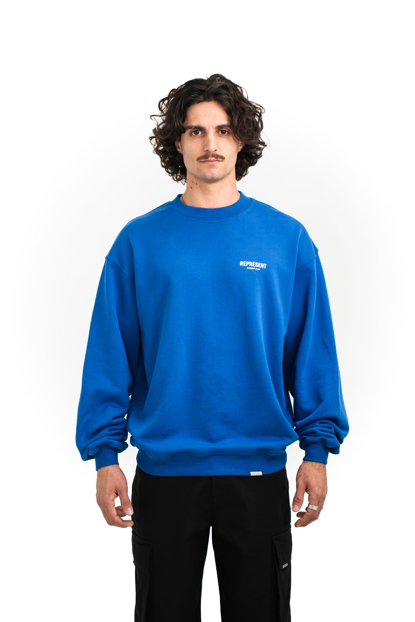 Represent Owners Club Crewneck Cobalt Blue