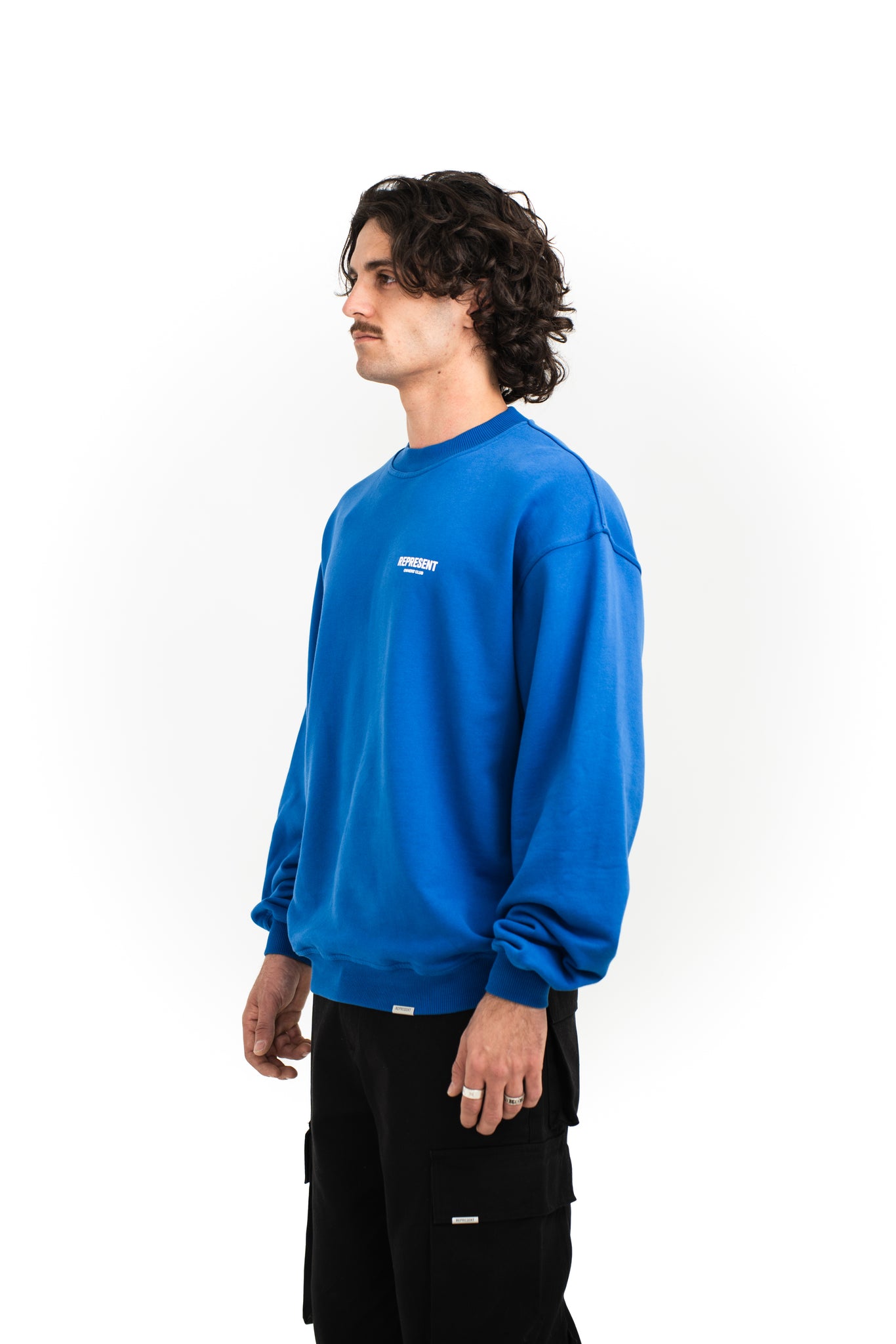 Represent Owners Club Crewneck Cobalt Blue