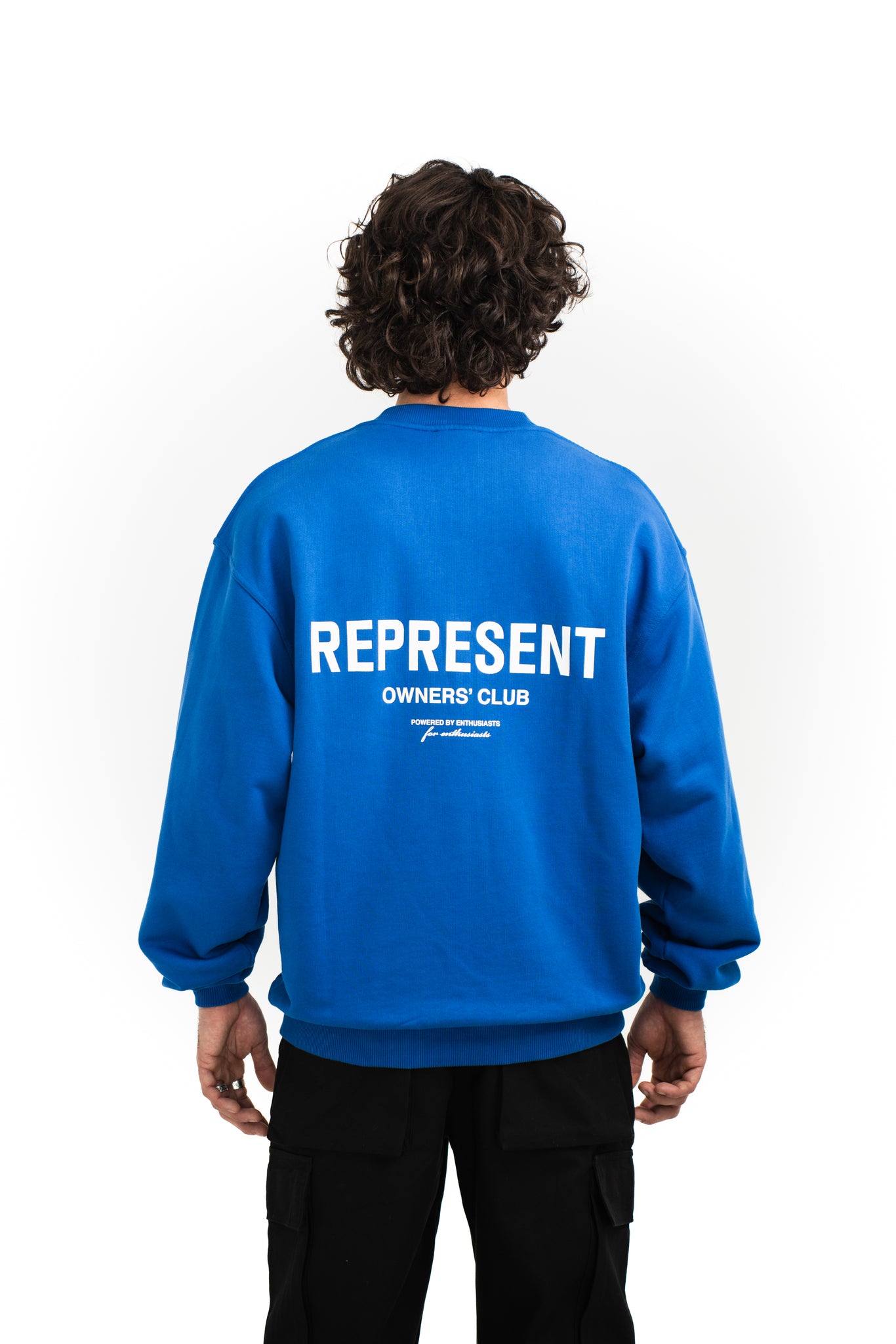 Represent Owners Club Crewneck Cobalt Blue