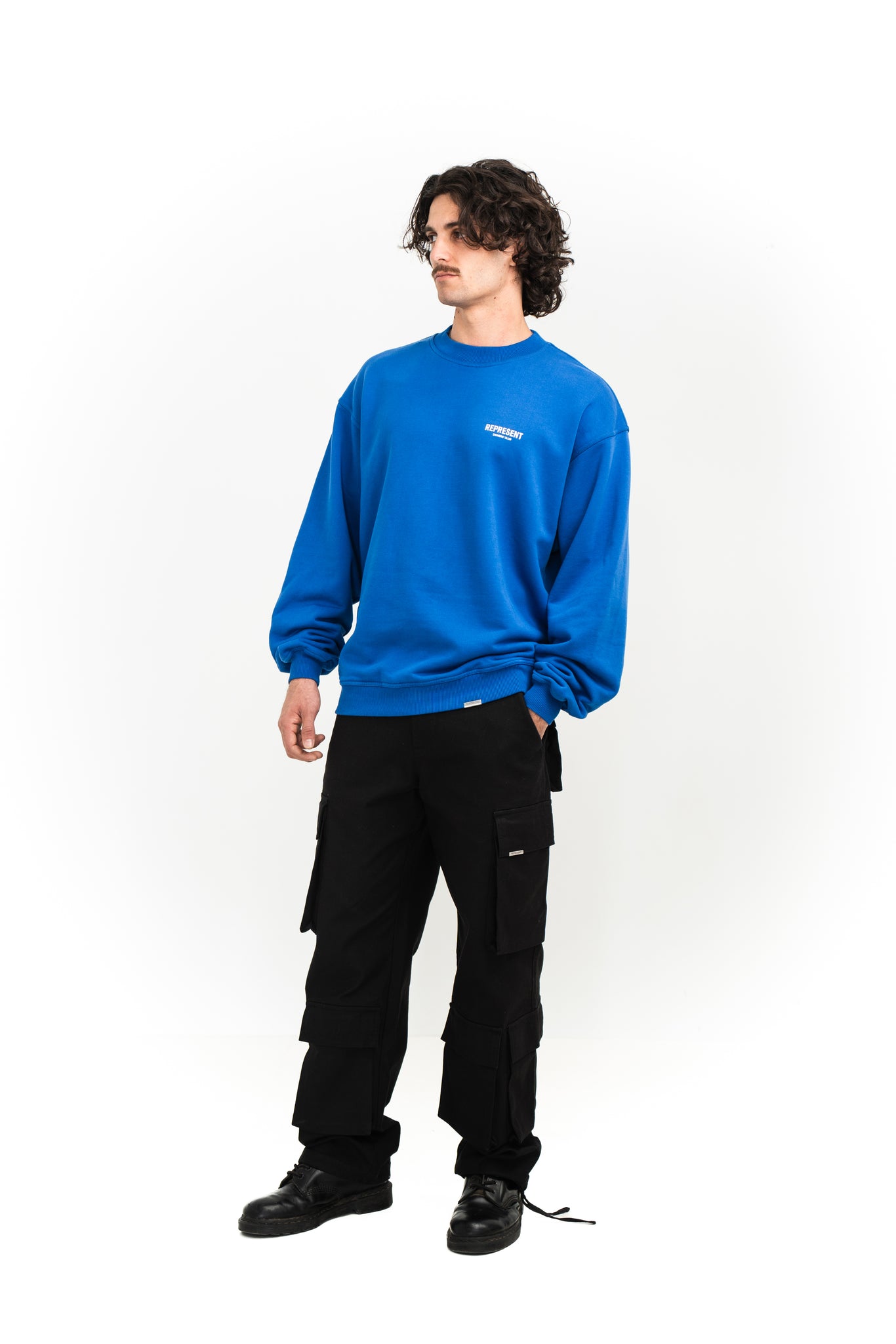 Represent Owners Club Crewneck Cobalt Blue