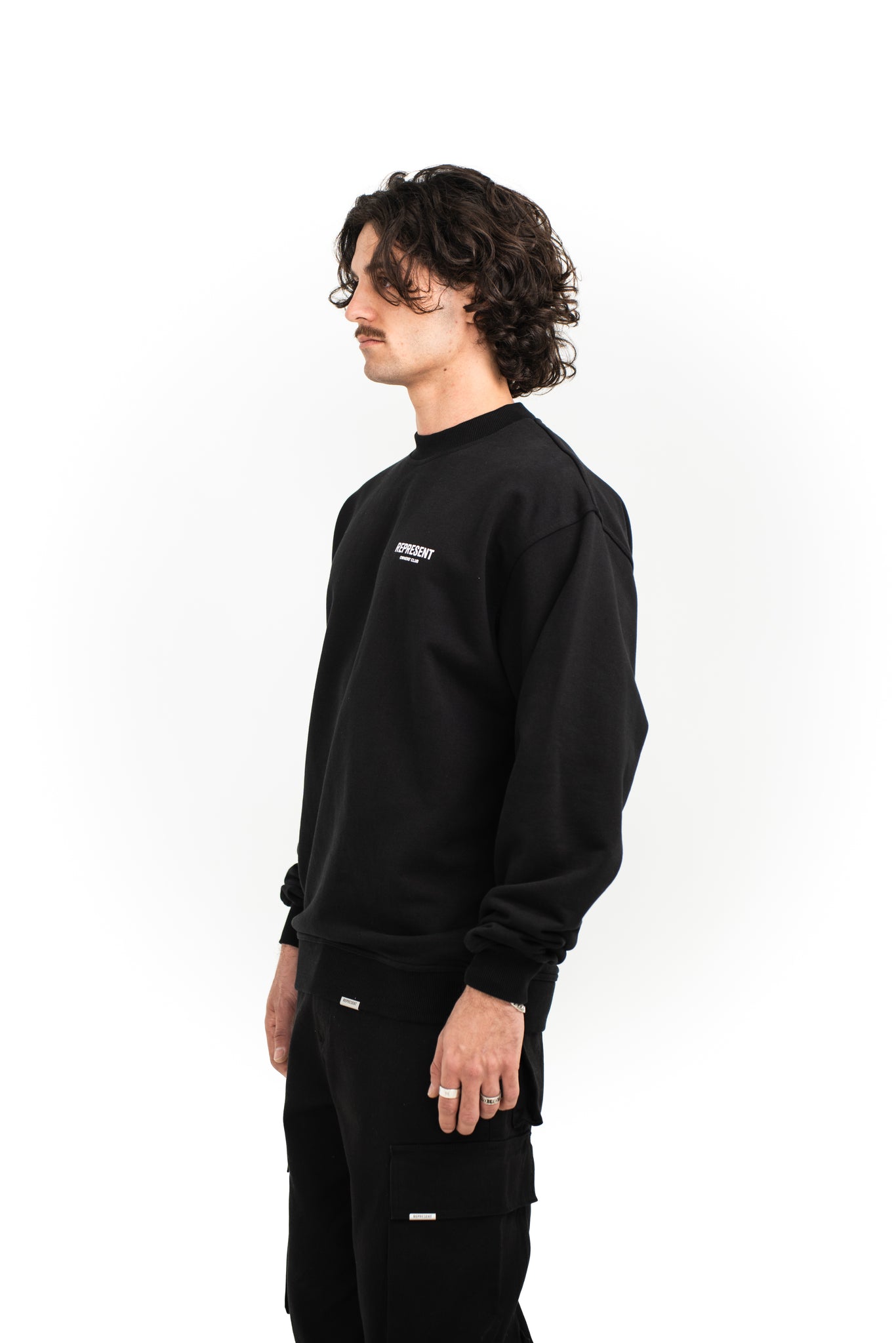 Represent Owners Club Crewneck Black