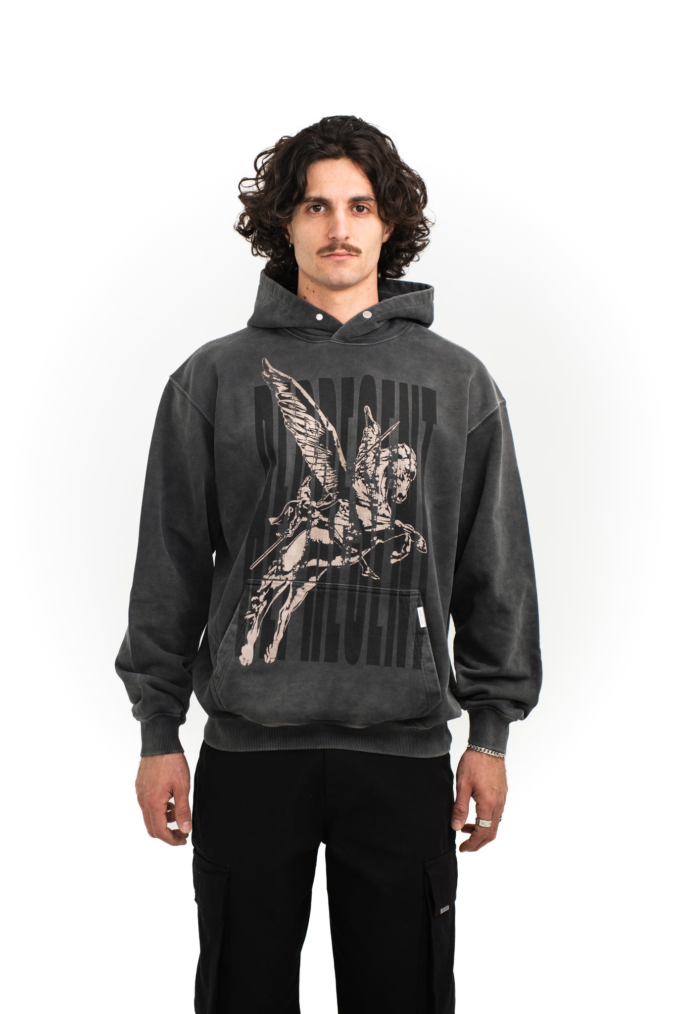 Represent Spirits Mascot Hoodie Aged Black