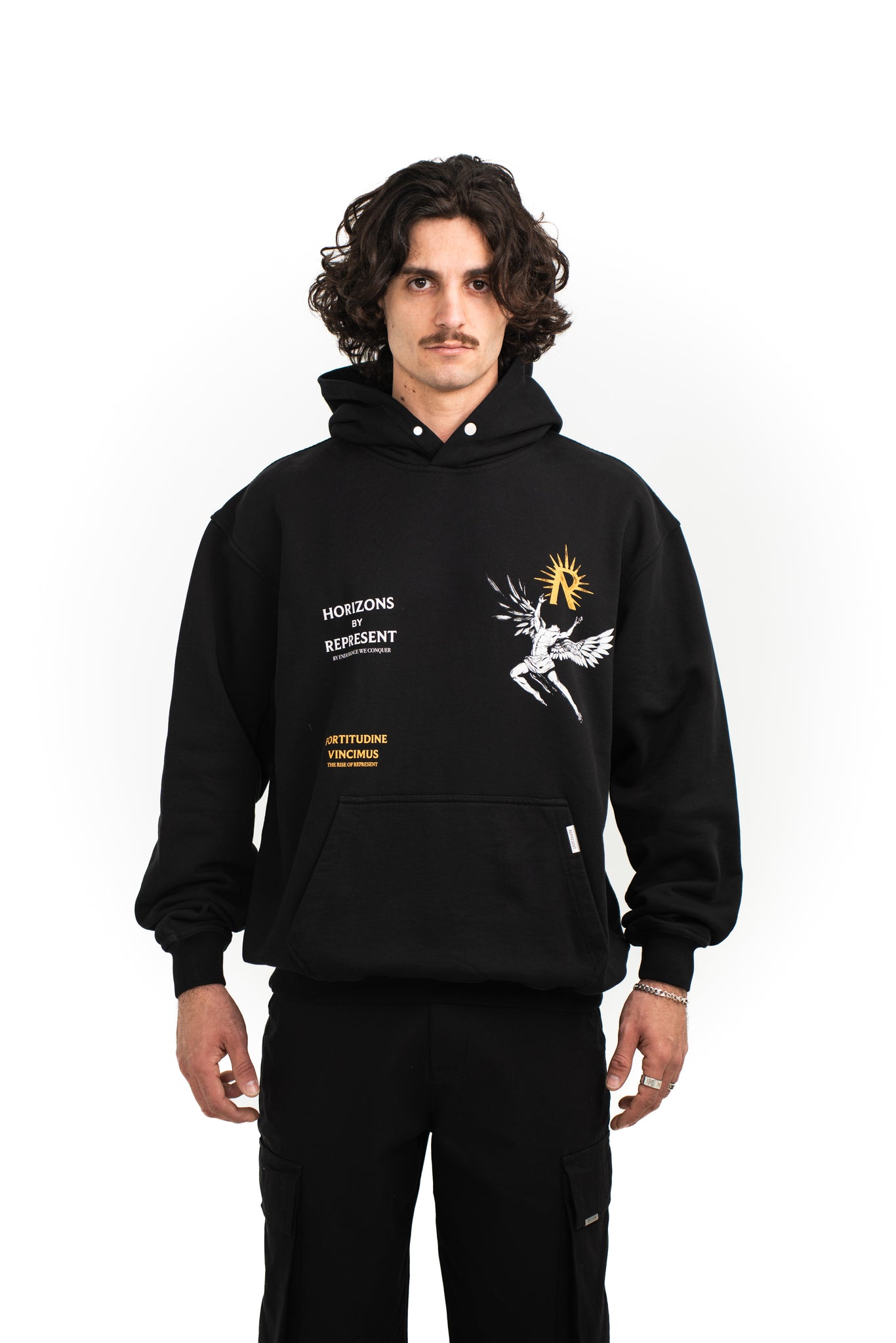 Represent Icarus Hoodie Jet Black