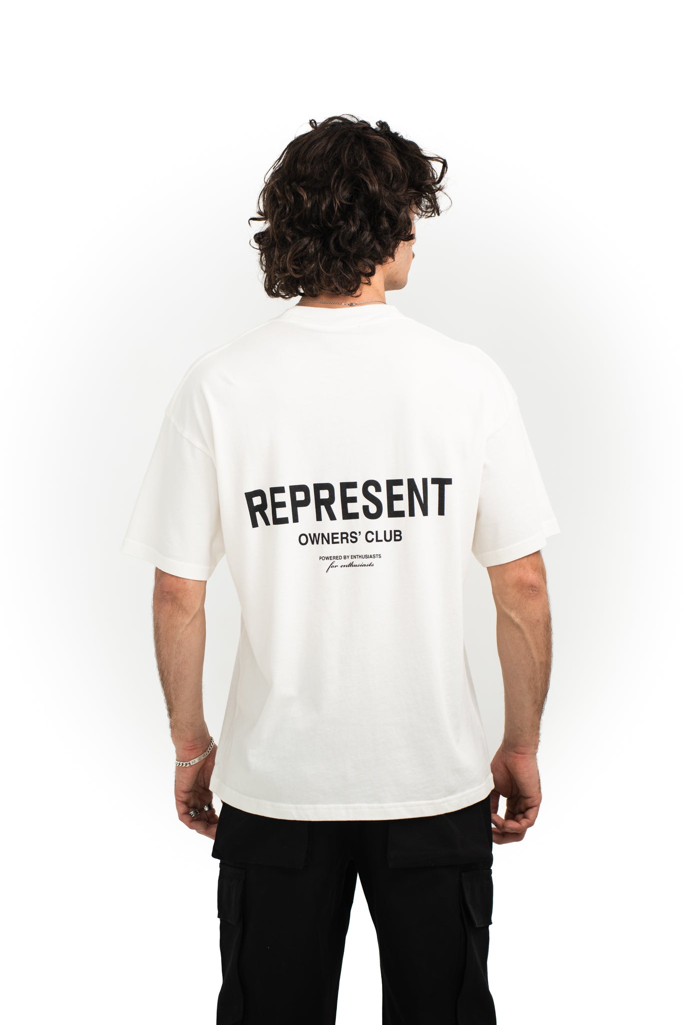 Represent Owners Club Tee Flat White