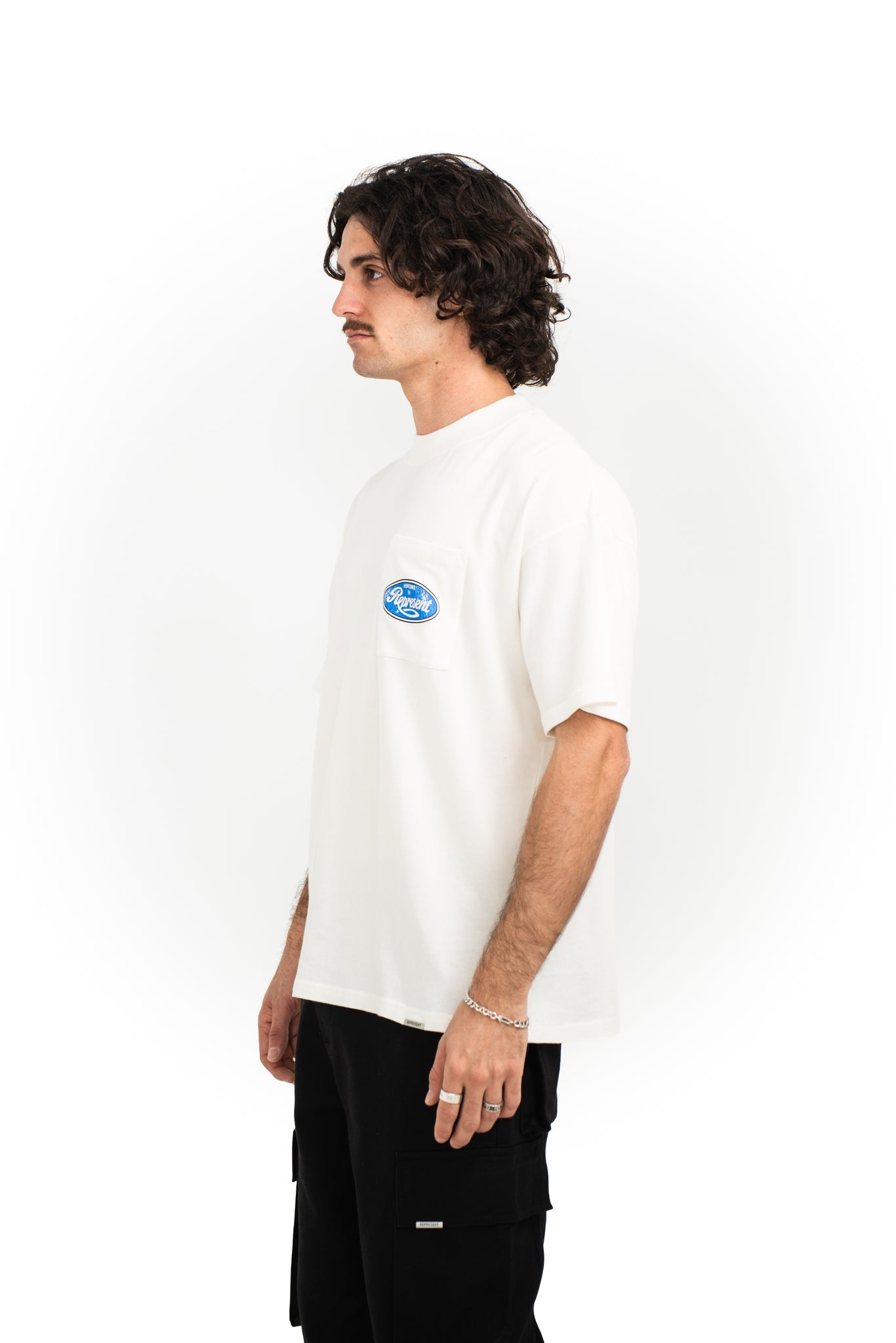 Represent Classic Parts Tee Flat White