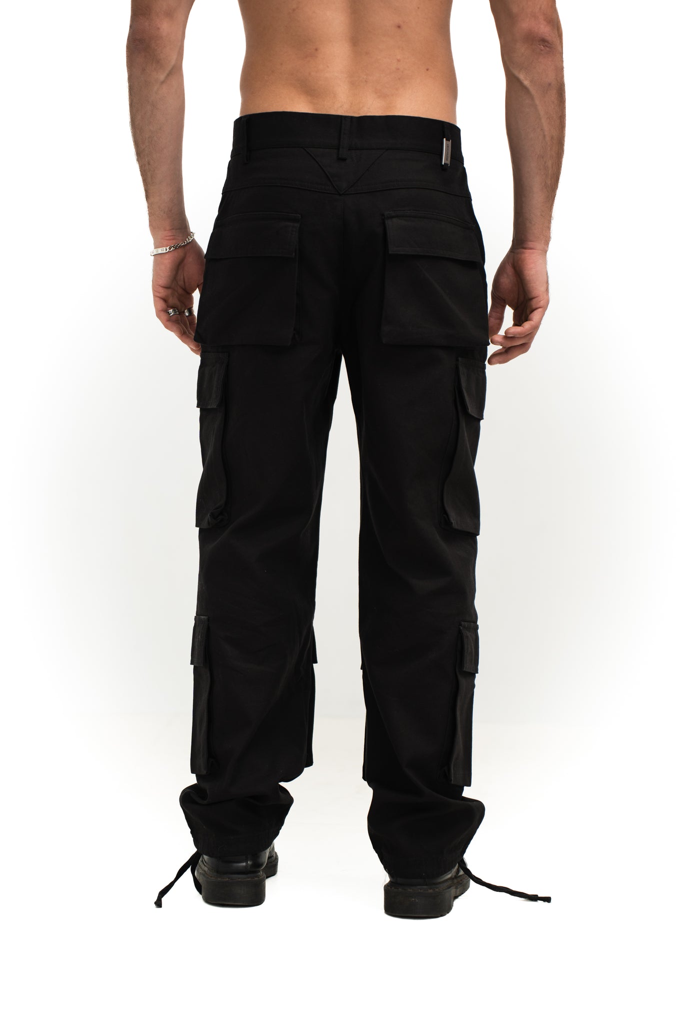 Represent Baggy Cargo Pants Black