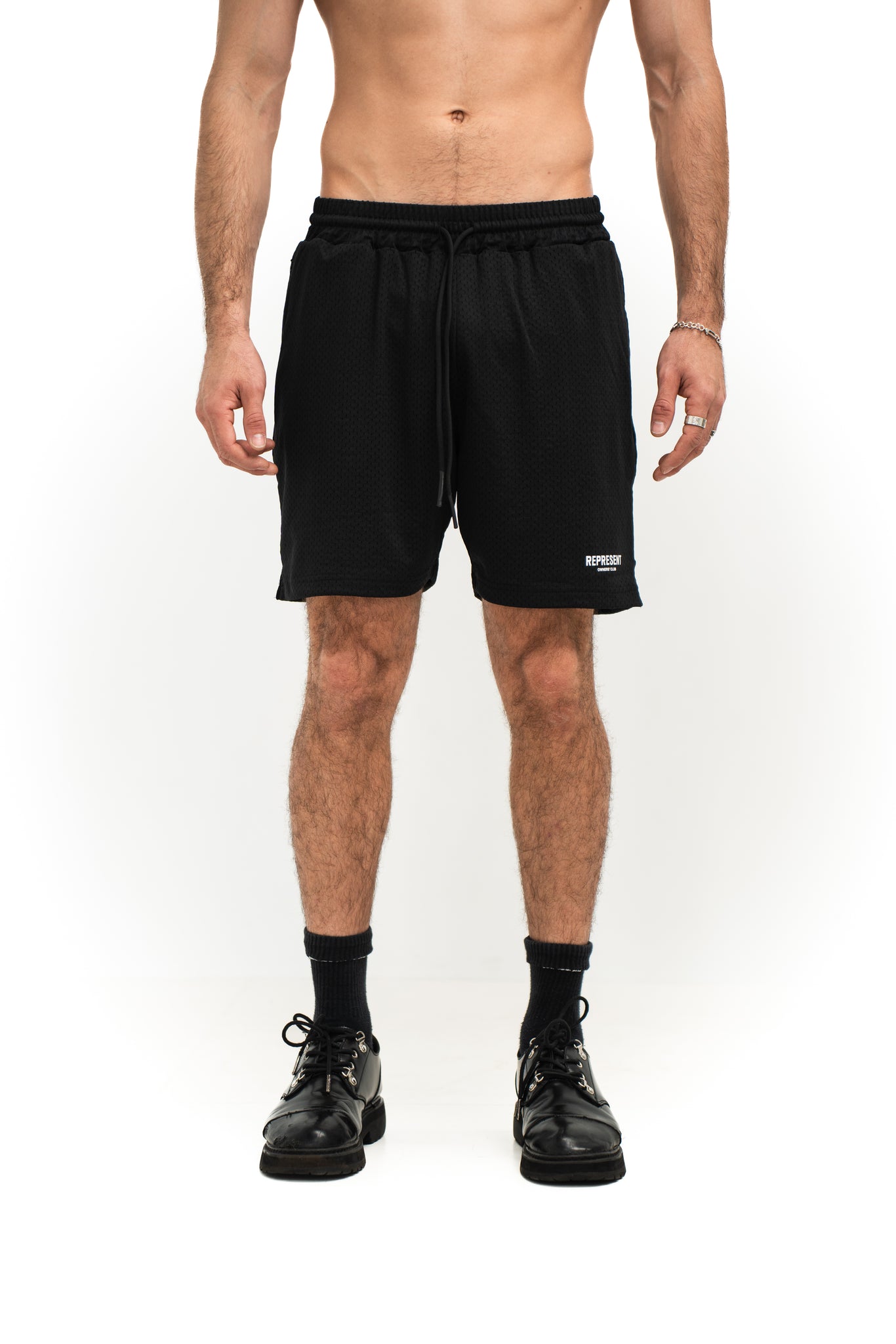 Represent Owners Club Mesh Shorts Black