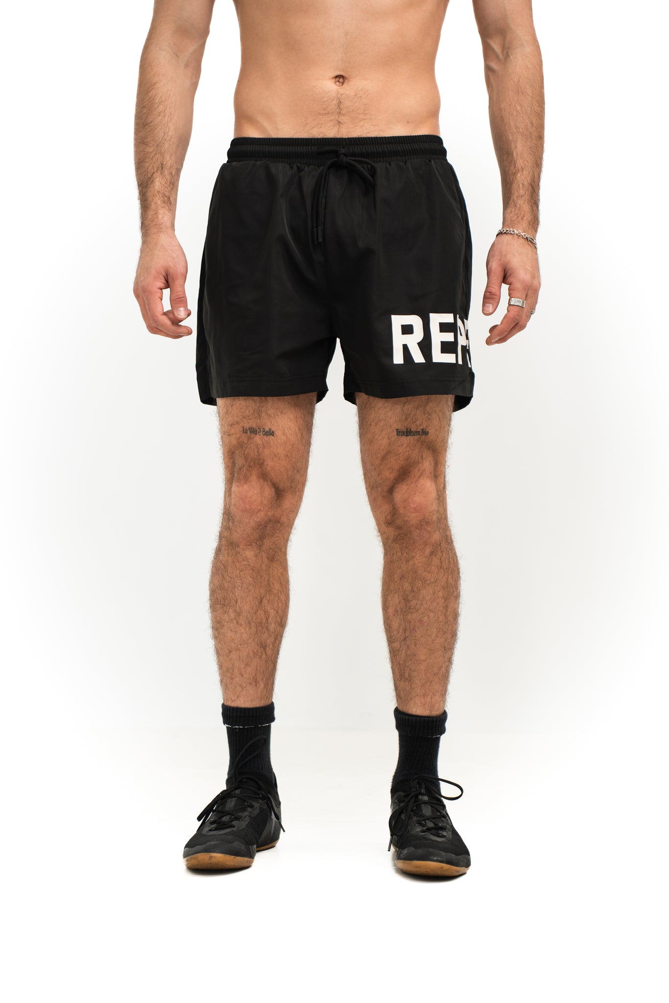 Represent Swim Shorts Black