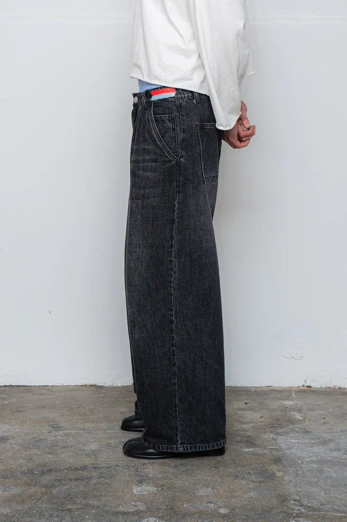 Ricca Washed Denim Black