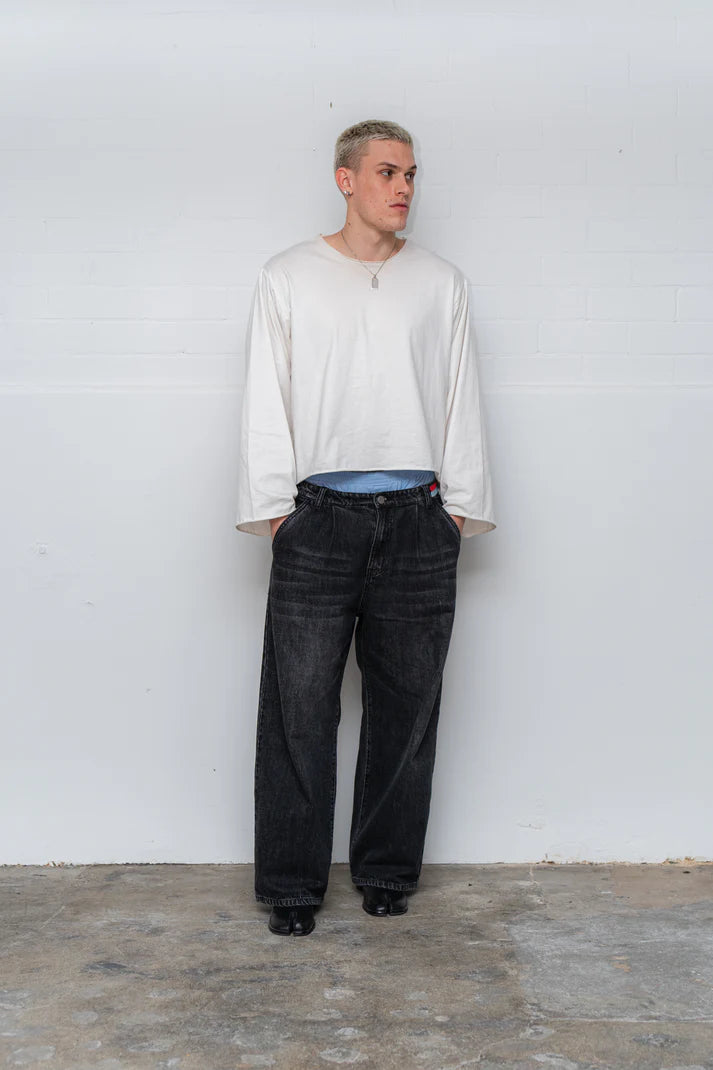 Ricca Washed Denim Black