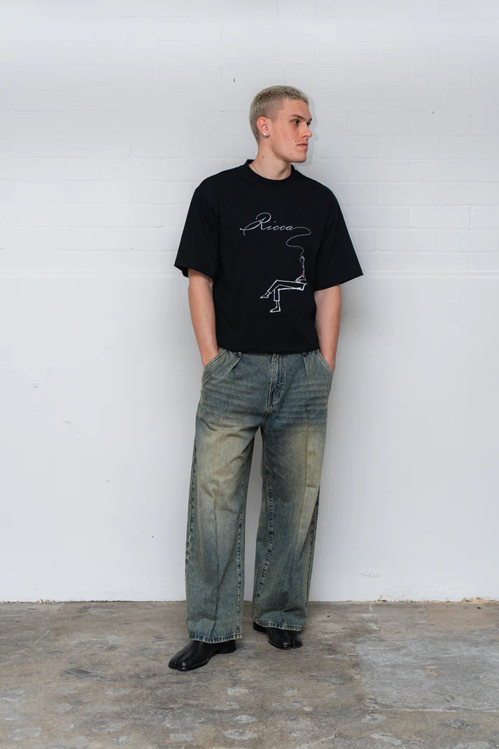 Ricca Smoker Tee Black