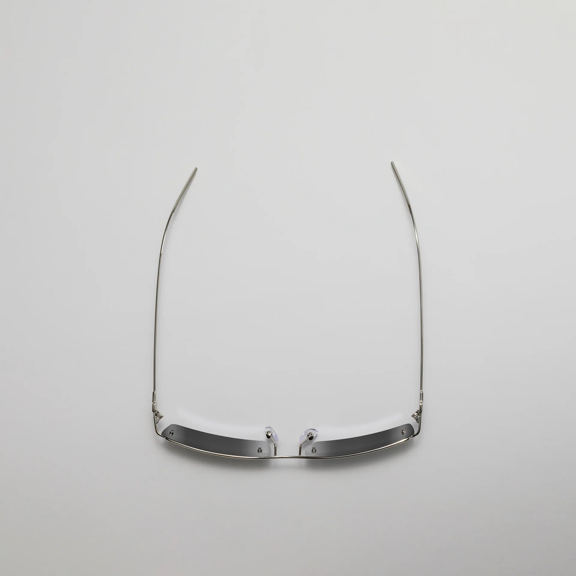 NRGY RIVA Graphite Lens Stainless Steel Sunglasses Chrome