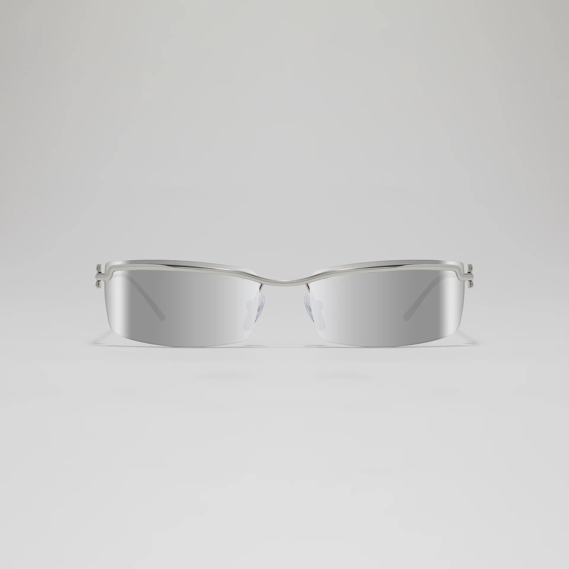NRGY RIVA Stealth Lens Stainless Steel Sunglasses Chrome