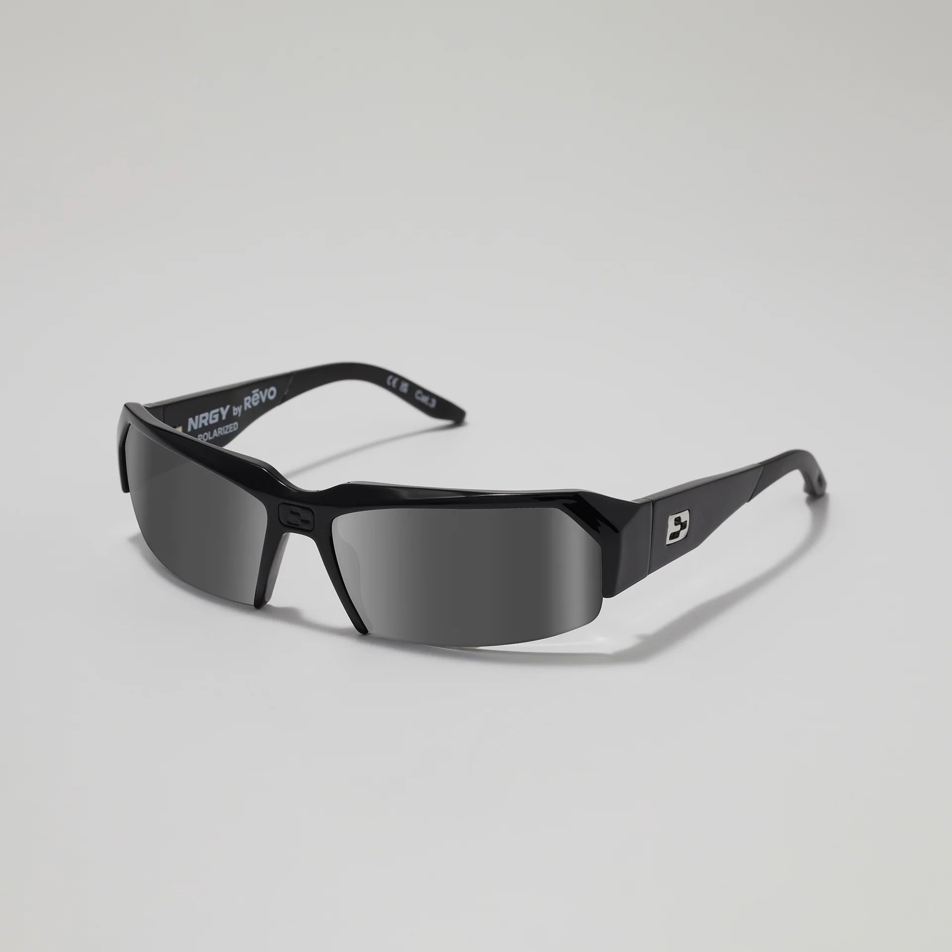 NRGY OBLIVION Graphite Lens TR90 Sunglasses Black