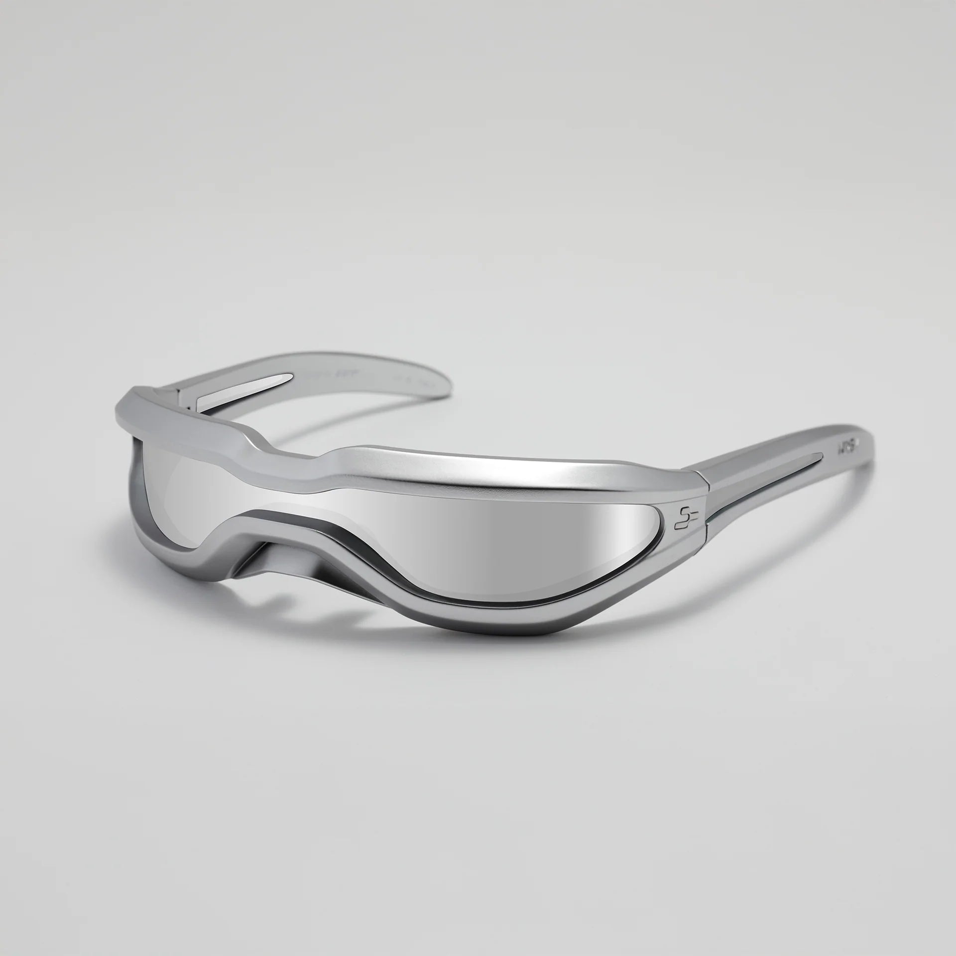 NRGY MARK II Stealth Lens Sunglasses Satin Chrome
