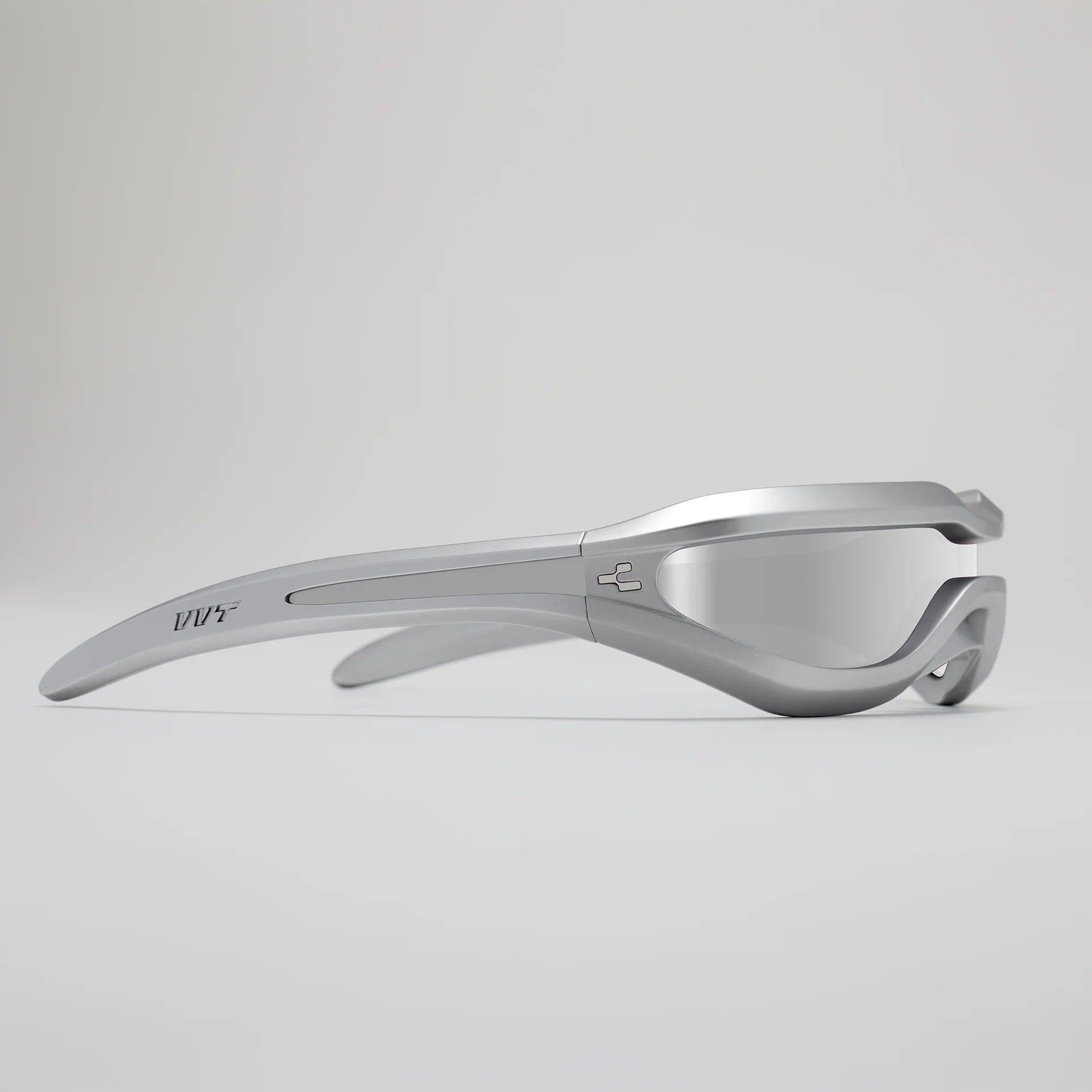 NRGY MARK II Stealth Lens Sunglasses Satin Chrome