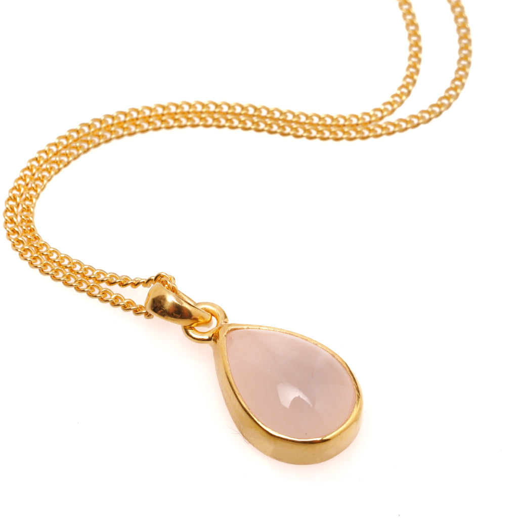 The Family Jewels Baby Teardrop Pendant Gold/Rose