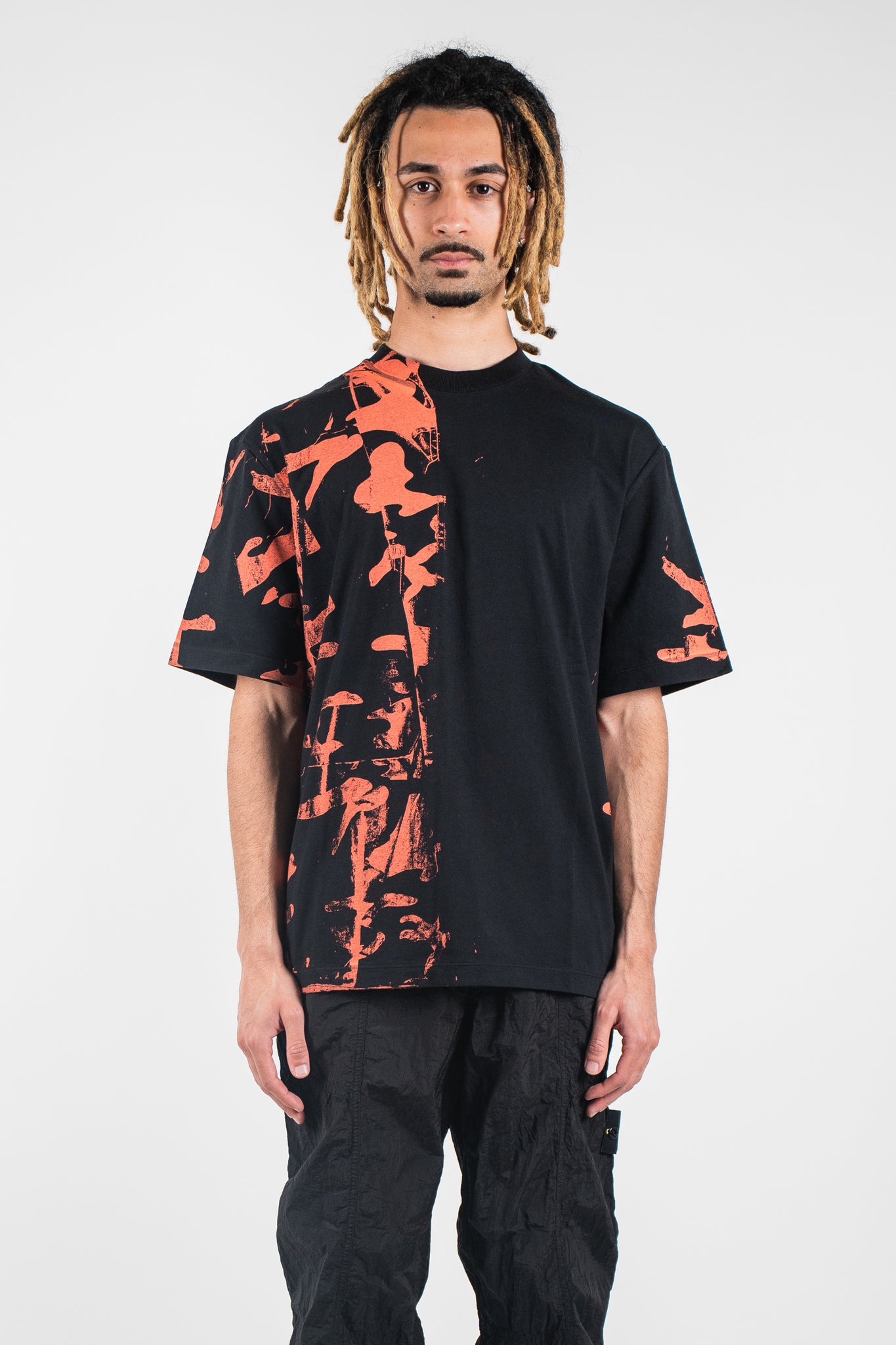 Stone Island 21000-36-S0149 Graphic Tee Black