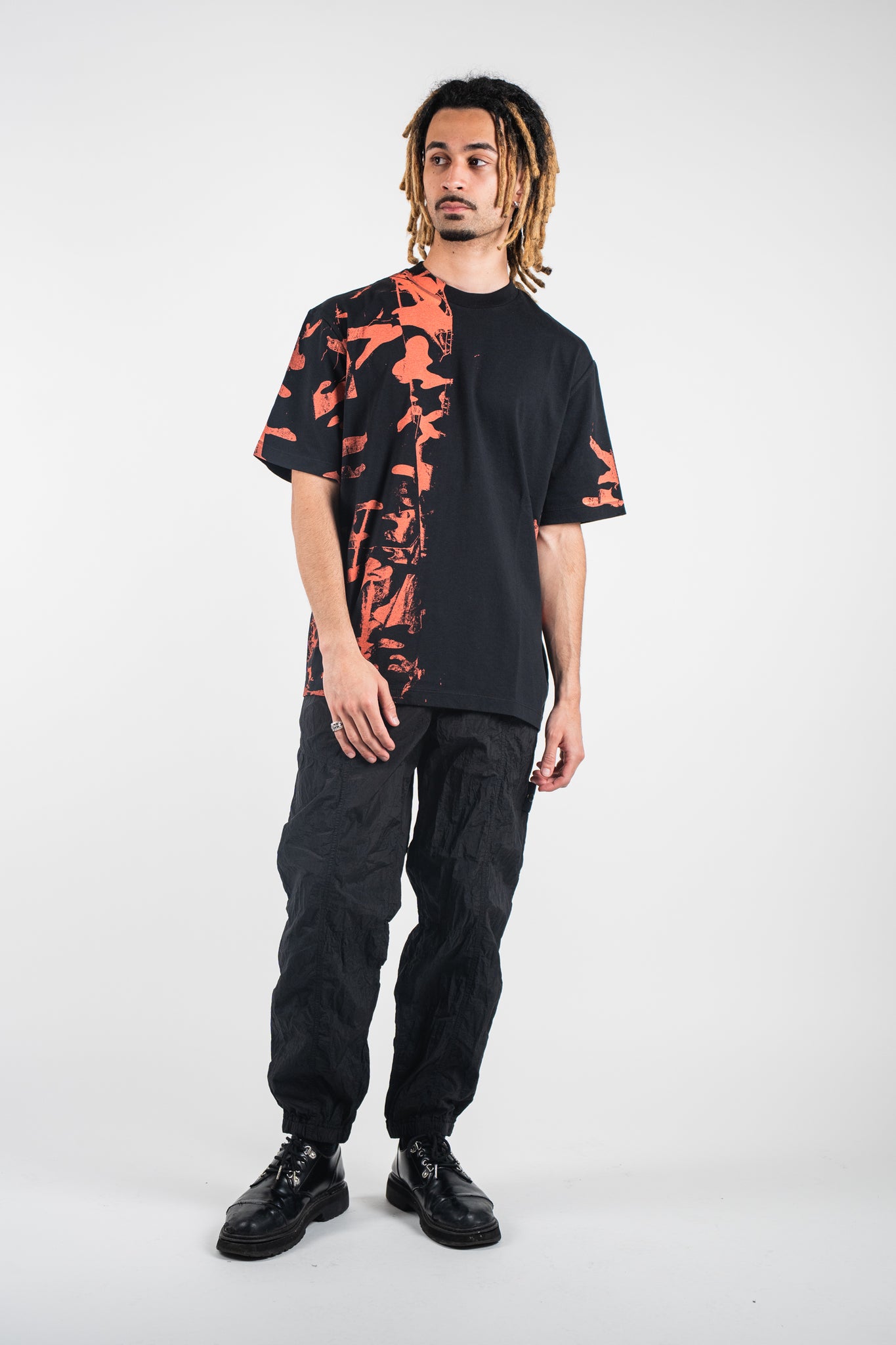 Stone Island 21000-36-S0149 Graphic Tee Black
