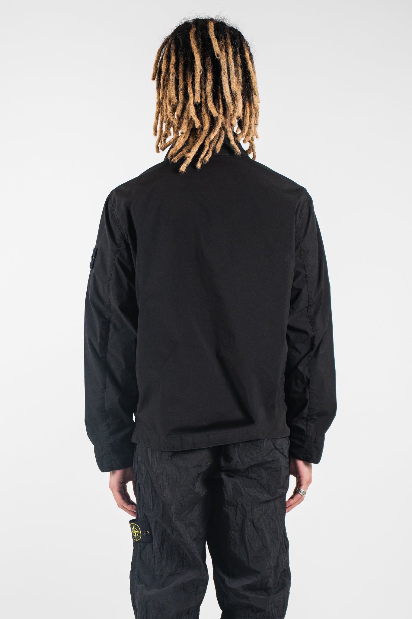 Stone Island 4100-25-S0042 Light Compact Touch Poly Jacket Black