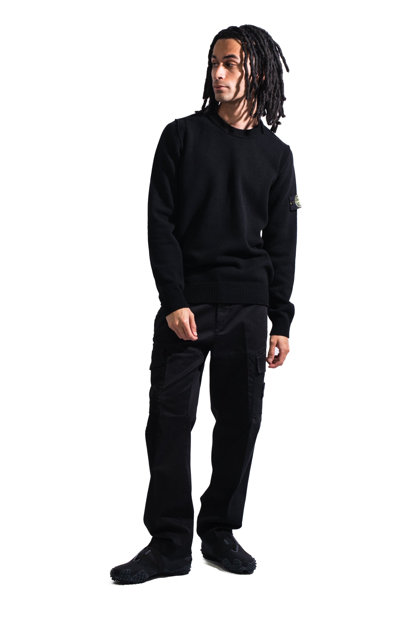 Stone Island 8115508 Lambswool Knitwear Black