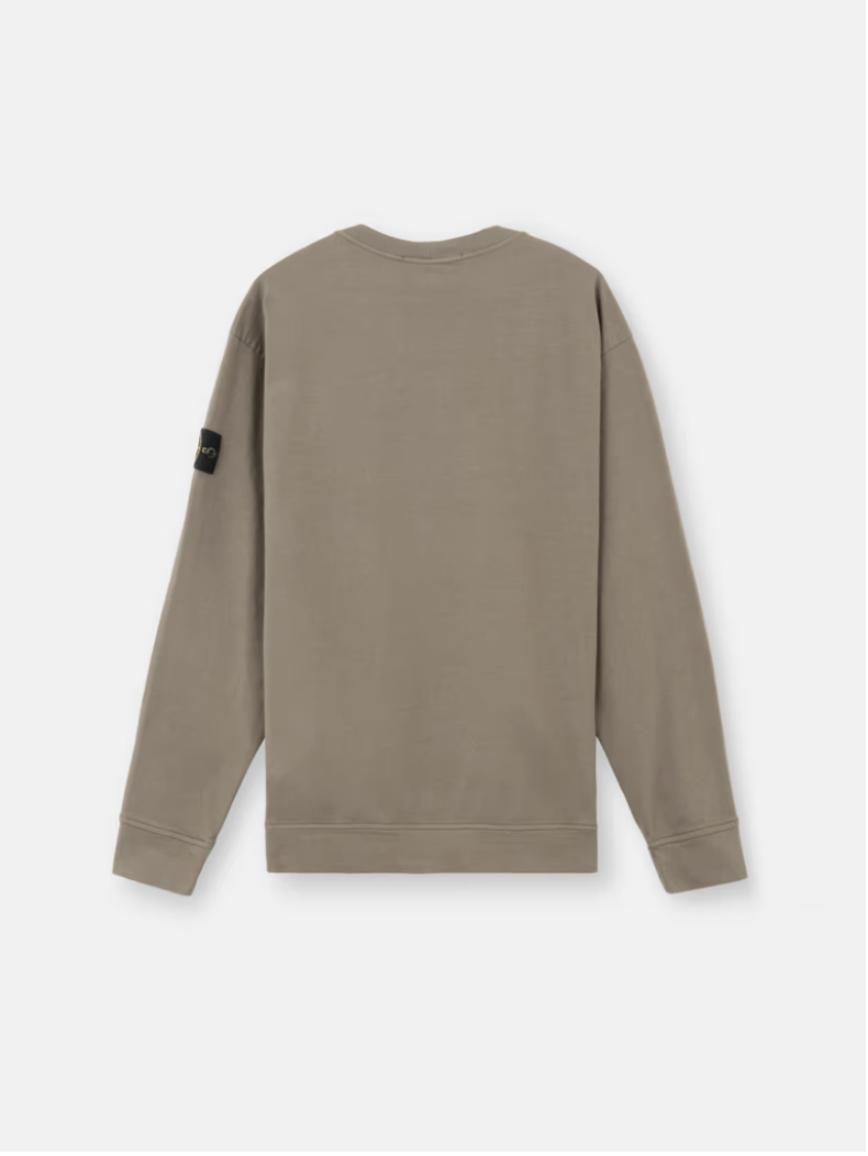 Stone Island 8115637 Heavy Cotton Crewneck Walnut