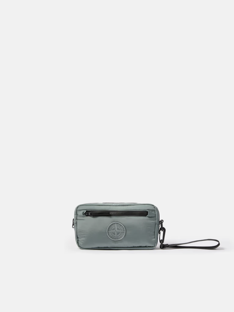 Stone Island 8115917 Pouch Bag Green Grey