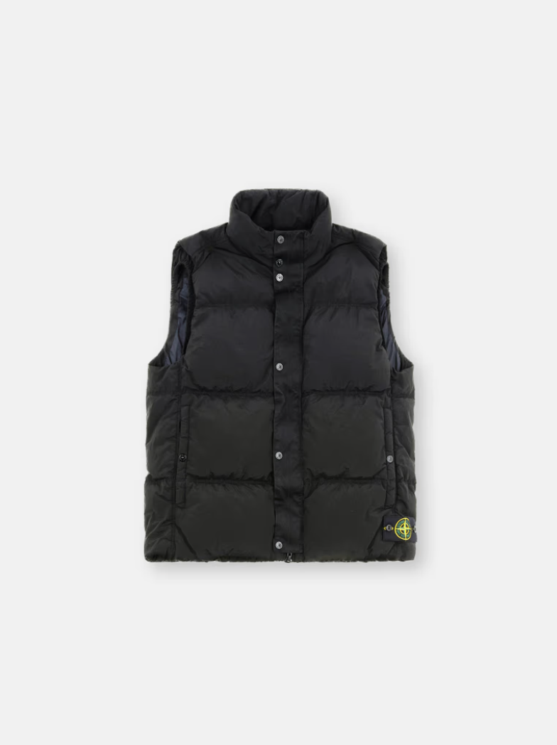 Stone Island 8115G04 Nylon Metal Vest Black