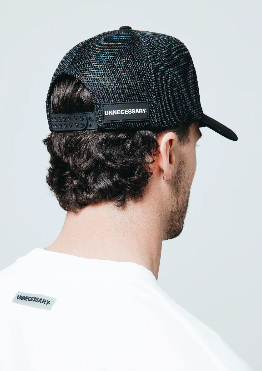 UNNECESSARY Y Trucker Cap White