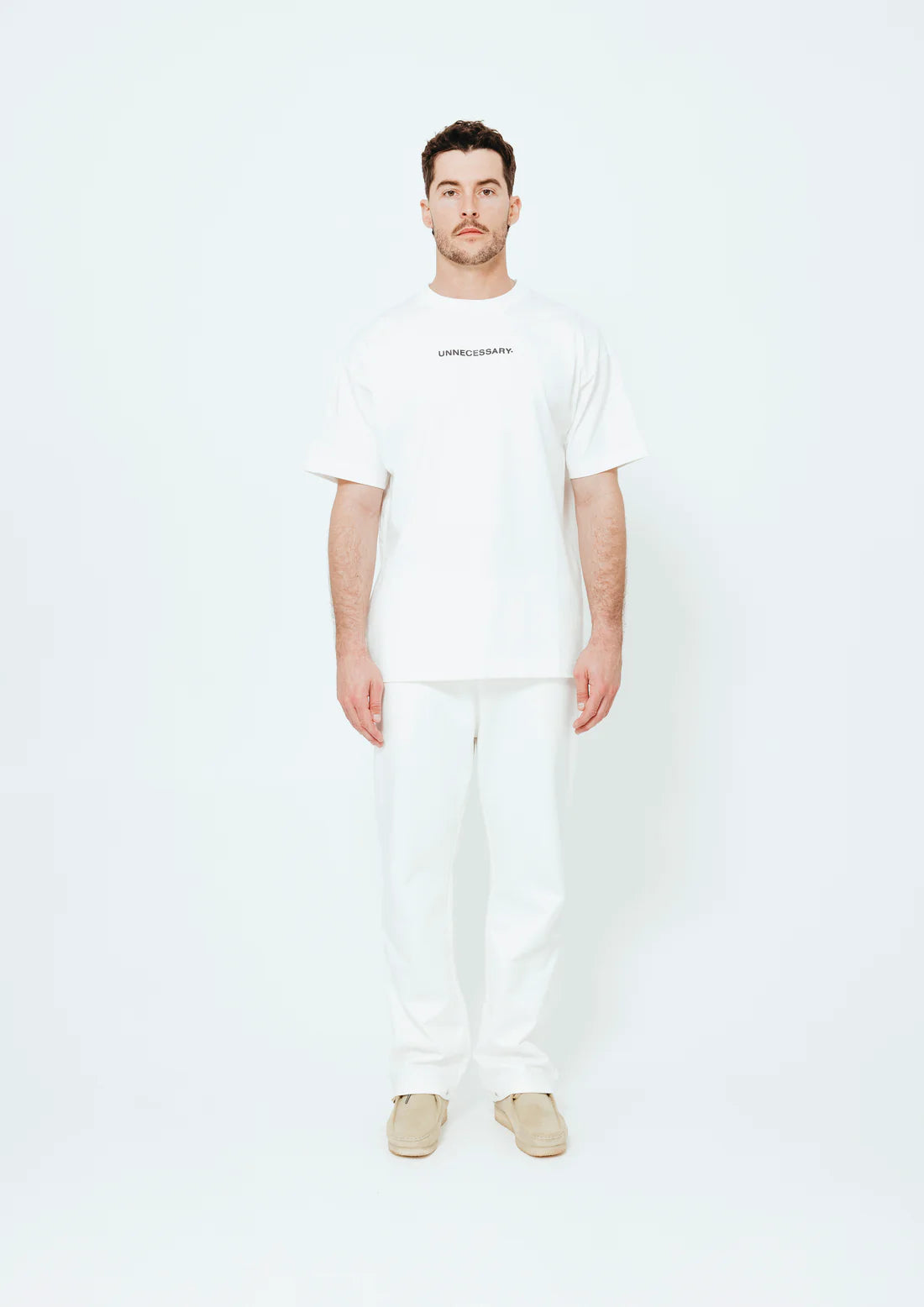 UNNECESSARY Survival Tee Bone White