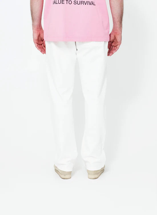 UNNECESSARY Straight-Leg Sweatpants Bone White