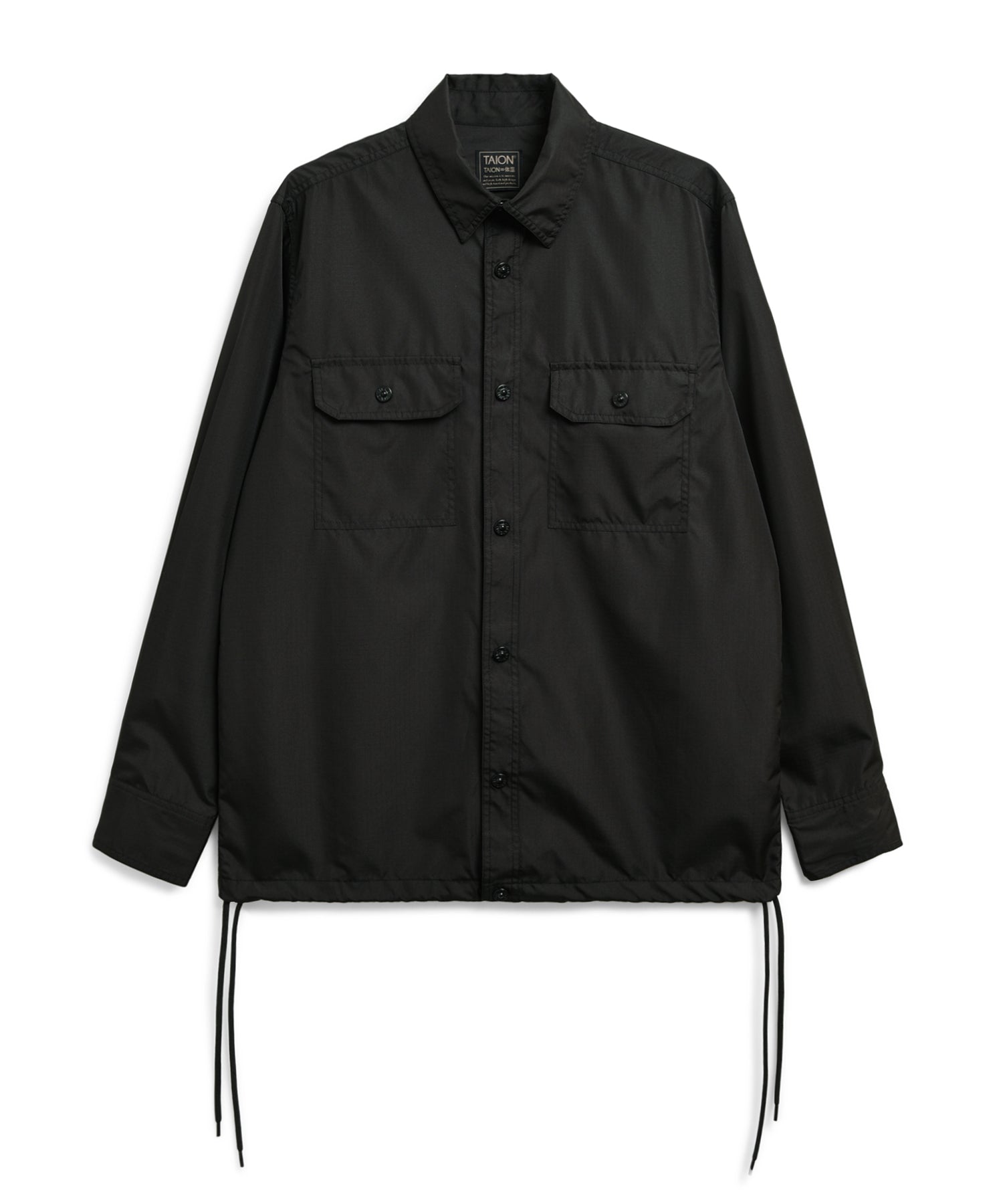 TAION N/D Military Long Sleeve Shirts Black