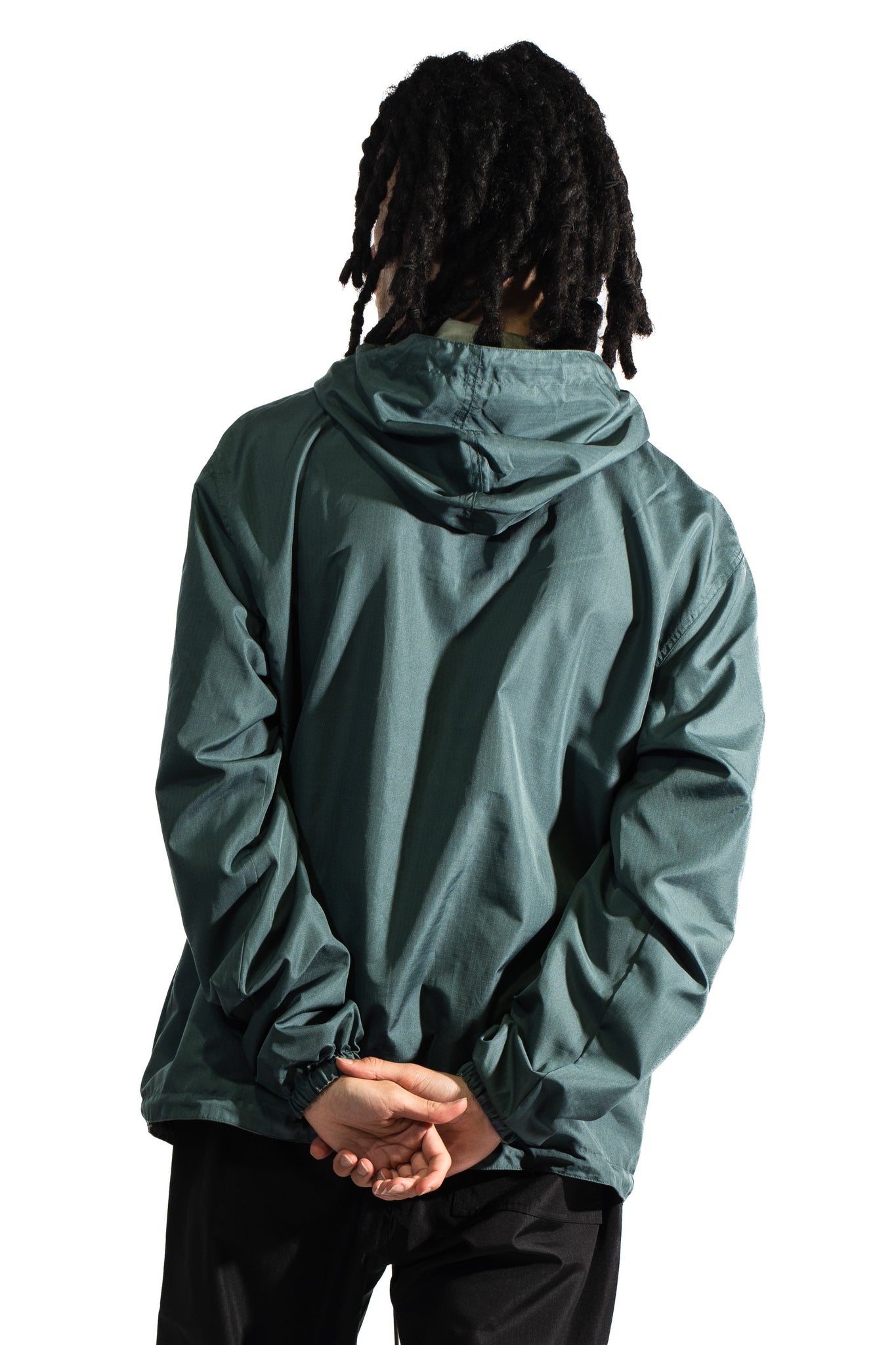 TAION Non Down Military Reversible Anorak Parka Dark Sage Green