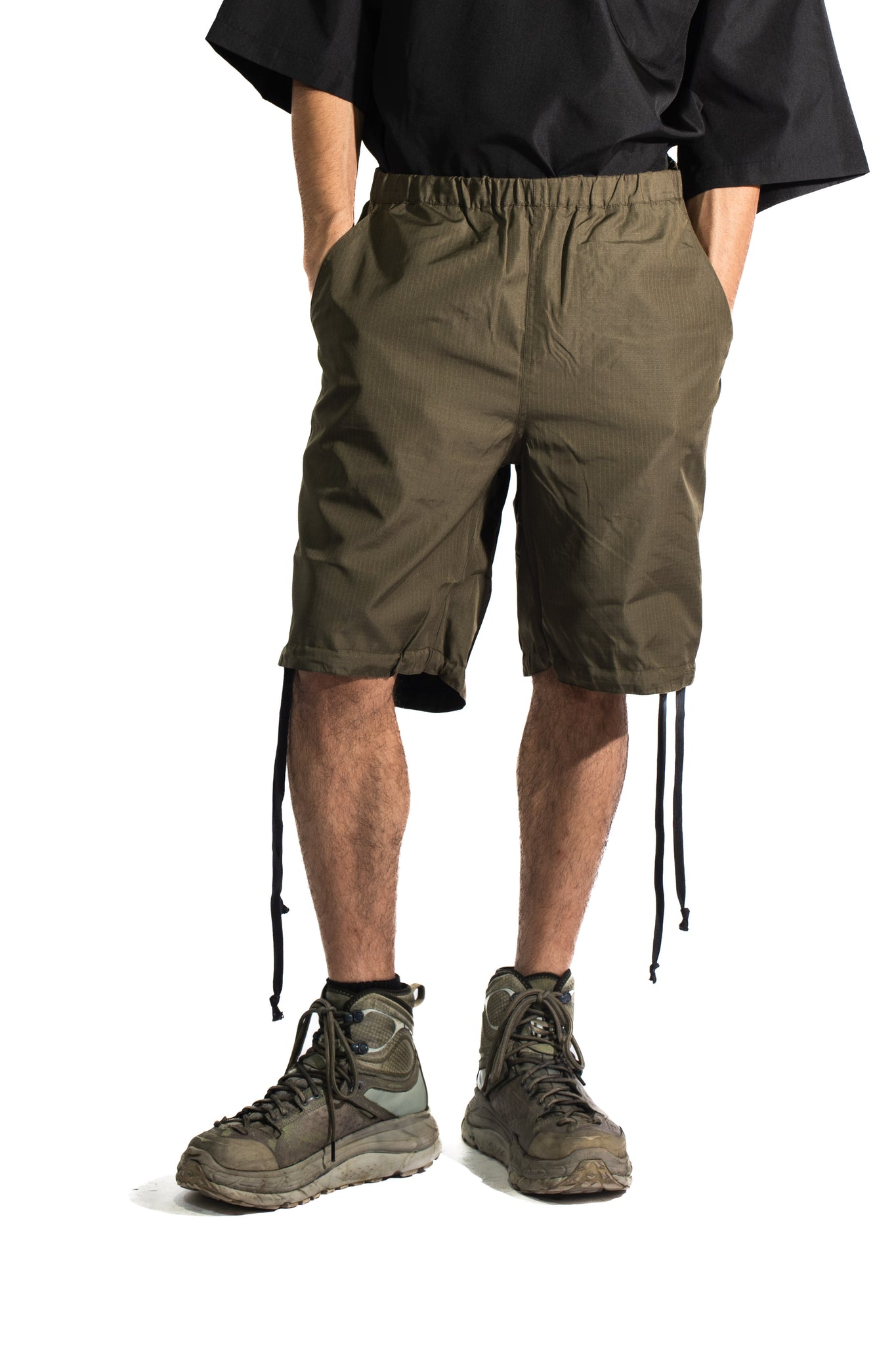 TAION Non Down Military Reversible Shorts Black