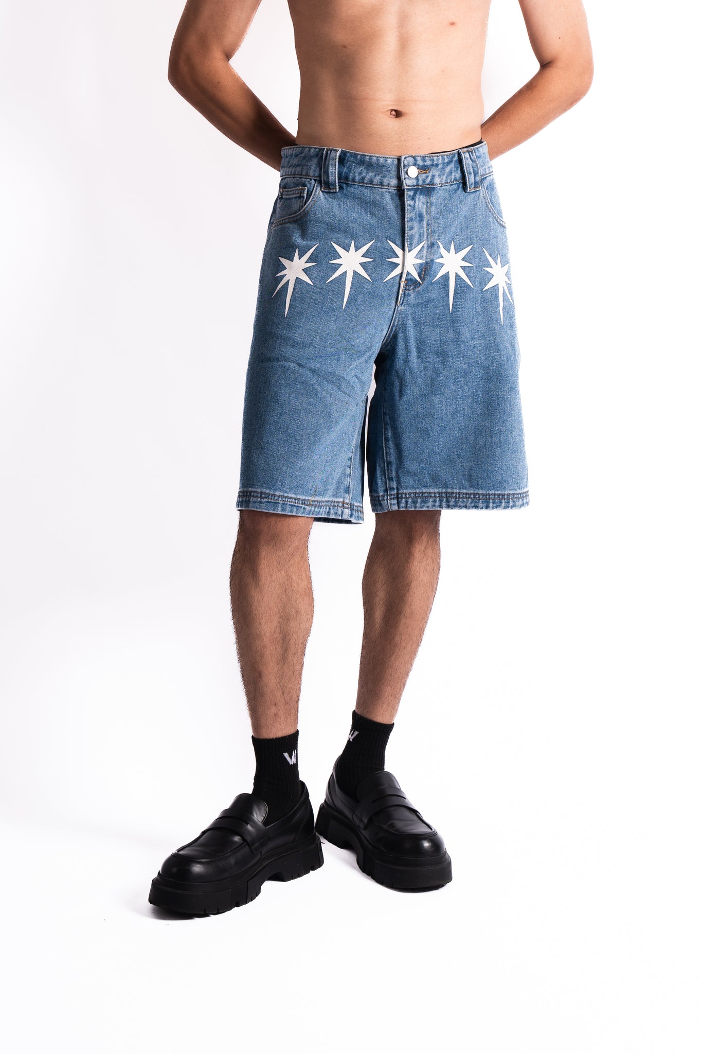 TURNERBOUCAUT 5 Star Denim Shorts Denim