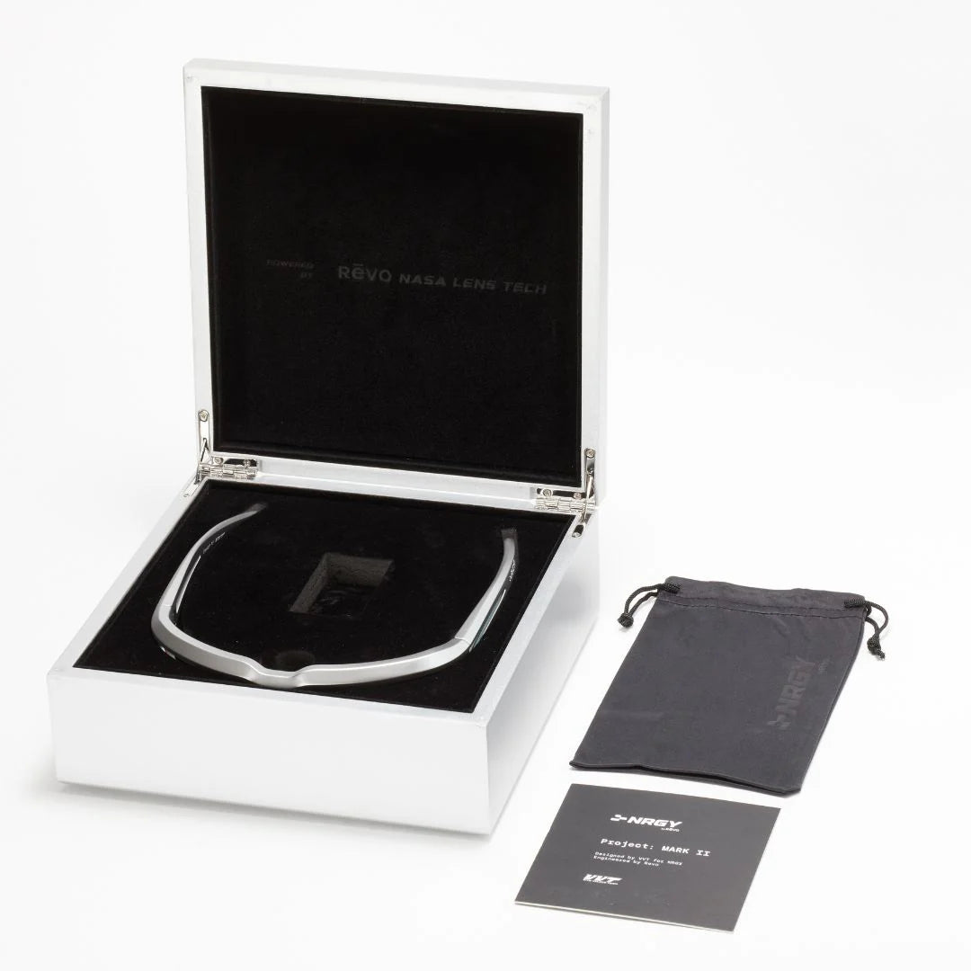 NRGY MARK II Stealth Lens Sunglasses Satin Chrome