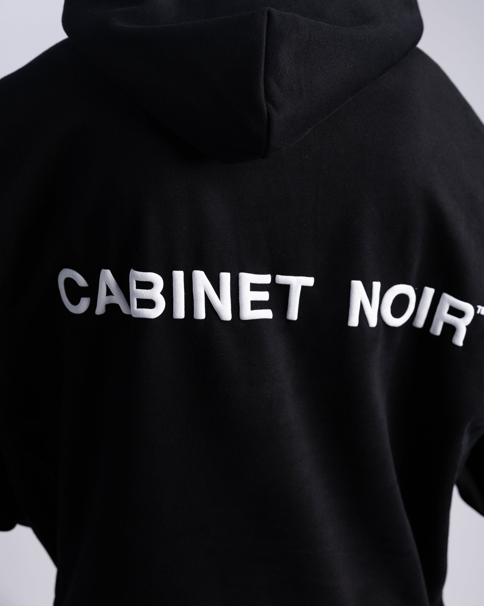 Cabinet Noir Logo Hoodie Black/White